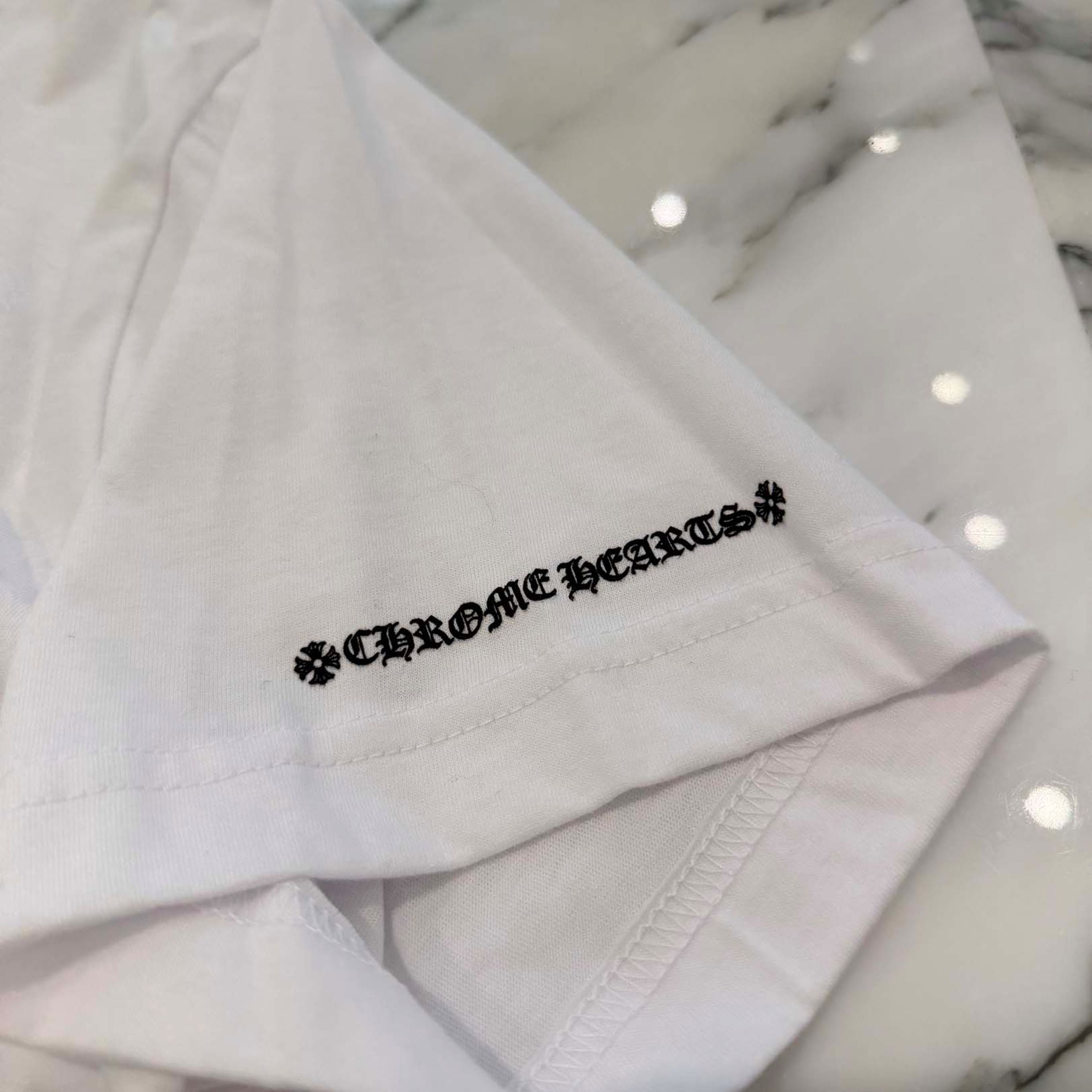 CHROME HEARTS "LOVE YOU" Neck Logo Tee Size L クロムハーツ ラブユー ネックロゴ Tシャツ サイズL