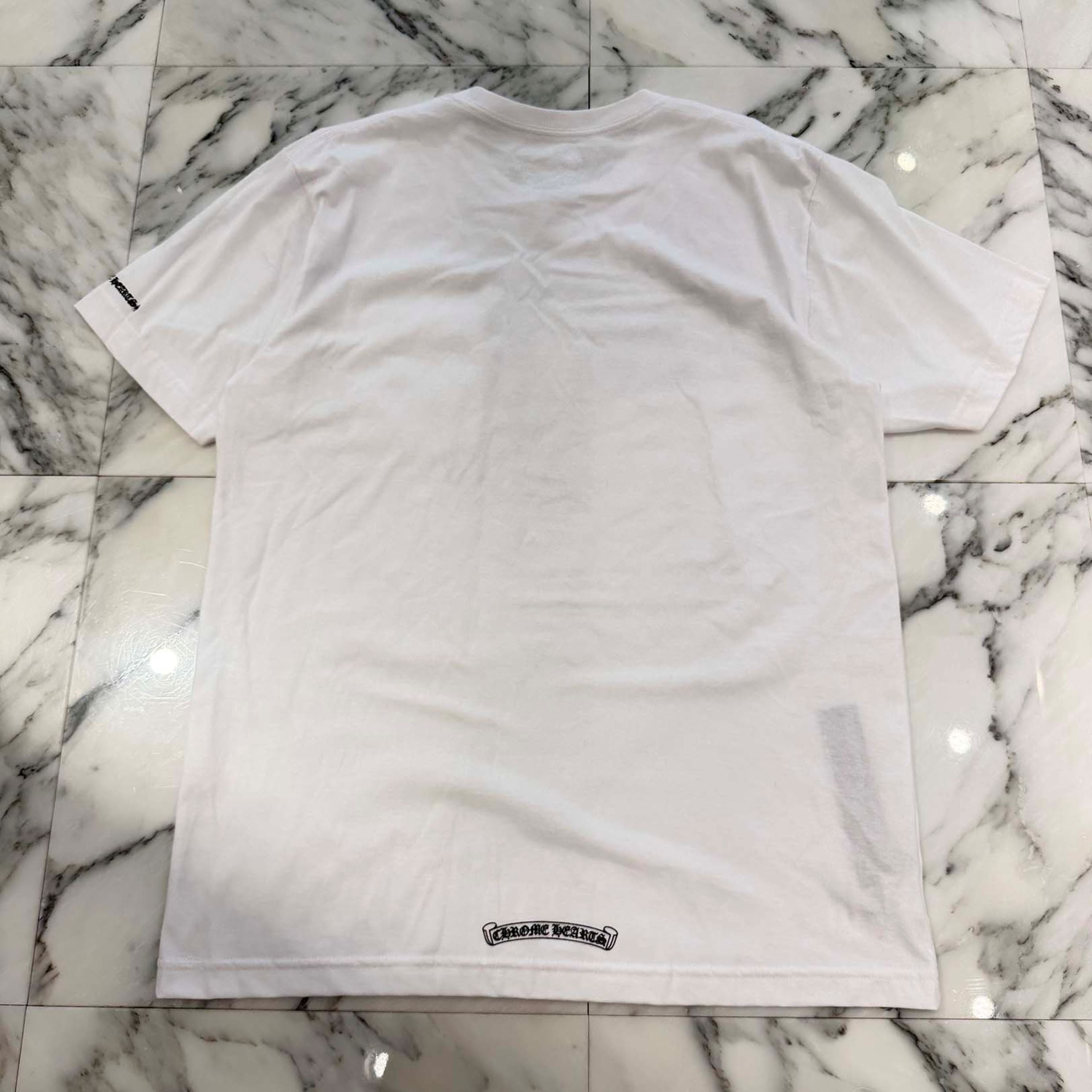 CHROME HEARTS "LOVE YOU" Neck Logo Tee Size L クロムハーツ ラブユー ネックロゴ Tシャツ サイズL