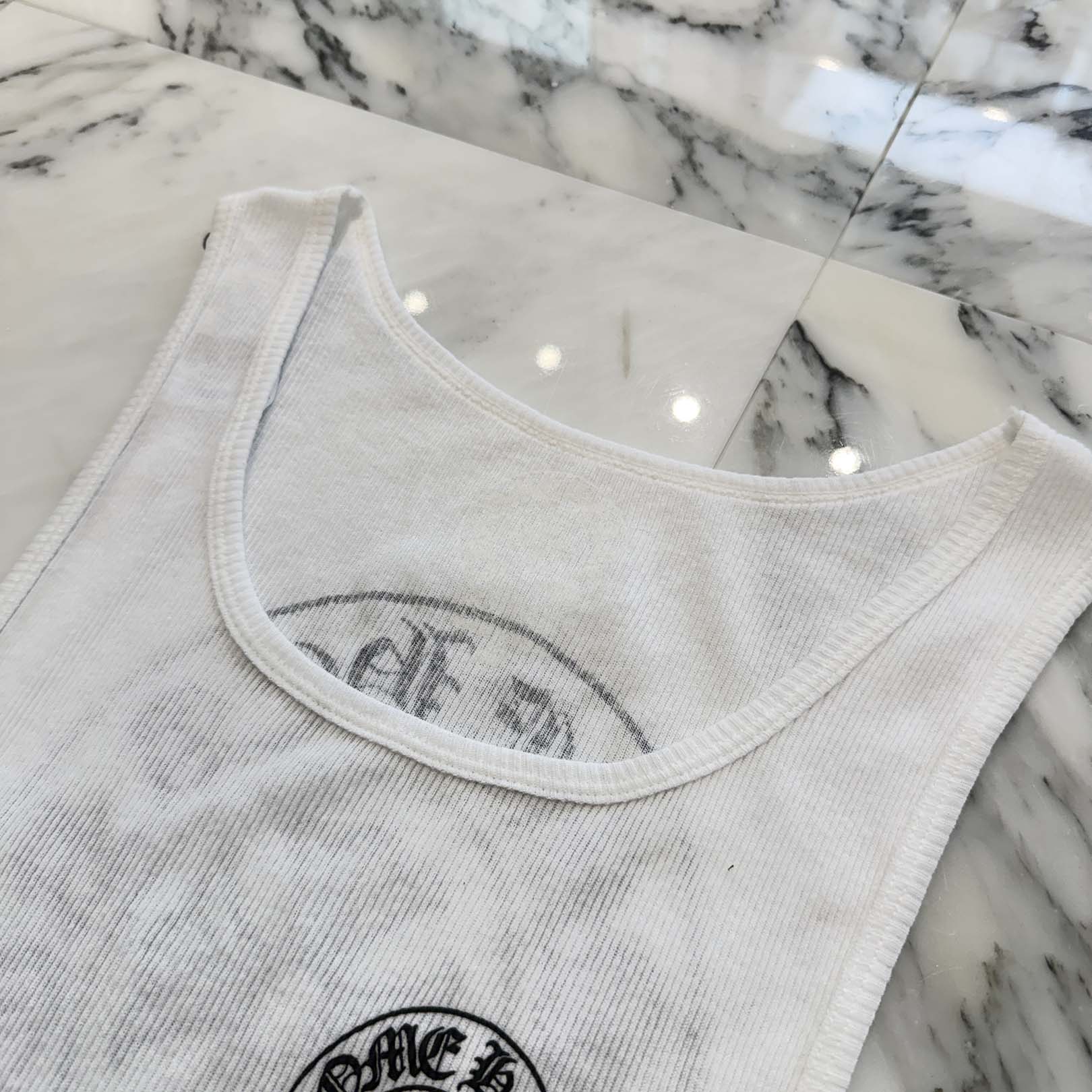 CHROME HEARTS Back Horseshoe Fuck you Print Tank Top Size XL クロムハーツ バックホースシュー ファックユー プリント タンクトップ サイズXL