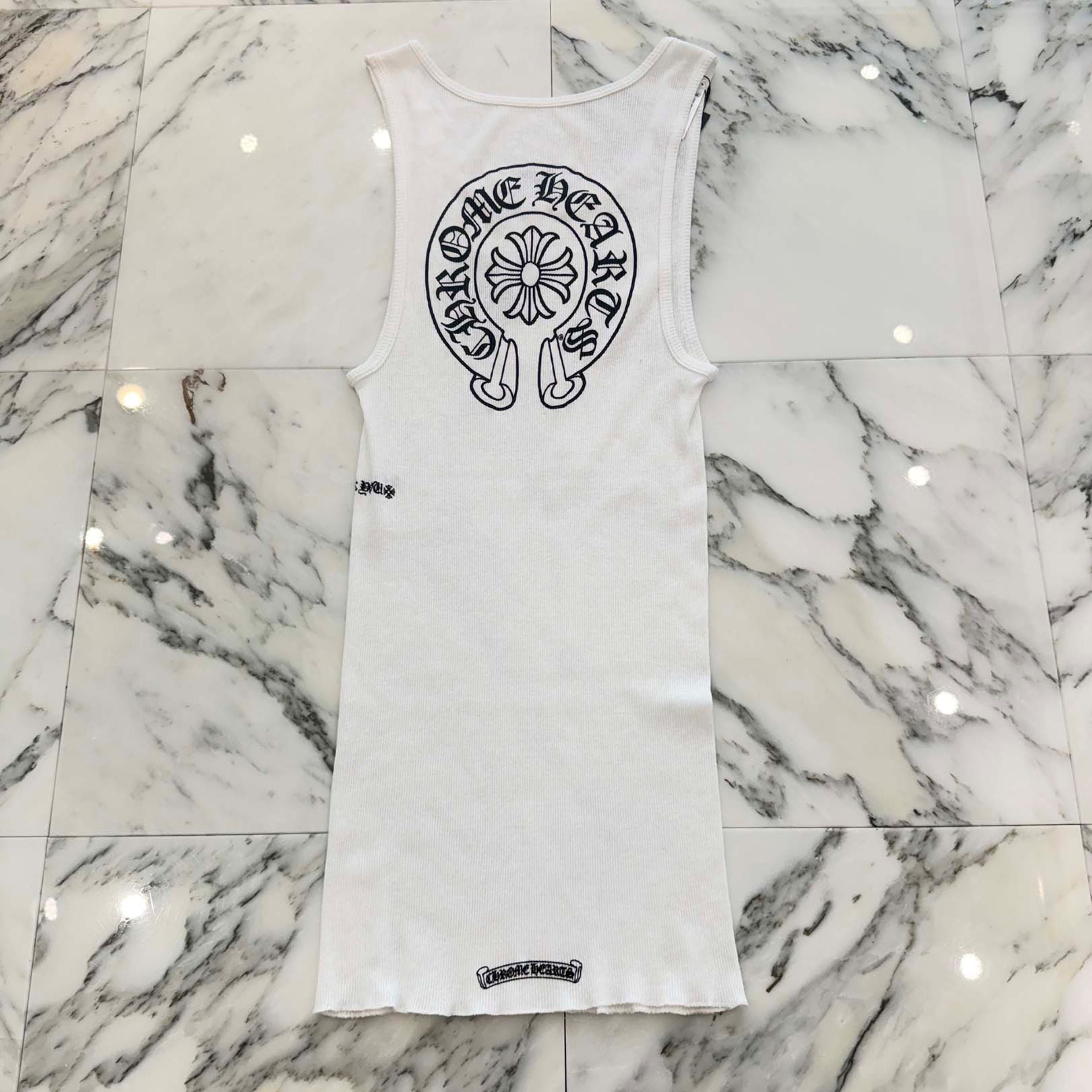 CHROME HEARTS Back Horseshoe Fuck you Print Tank Top Size XL クロムハーツ バックホースシュー ファックユー プリント タンクトップ サイズXL