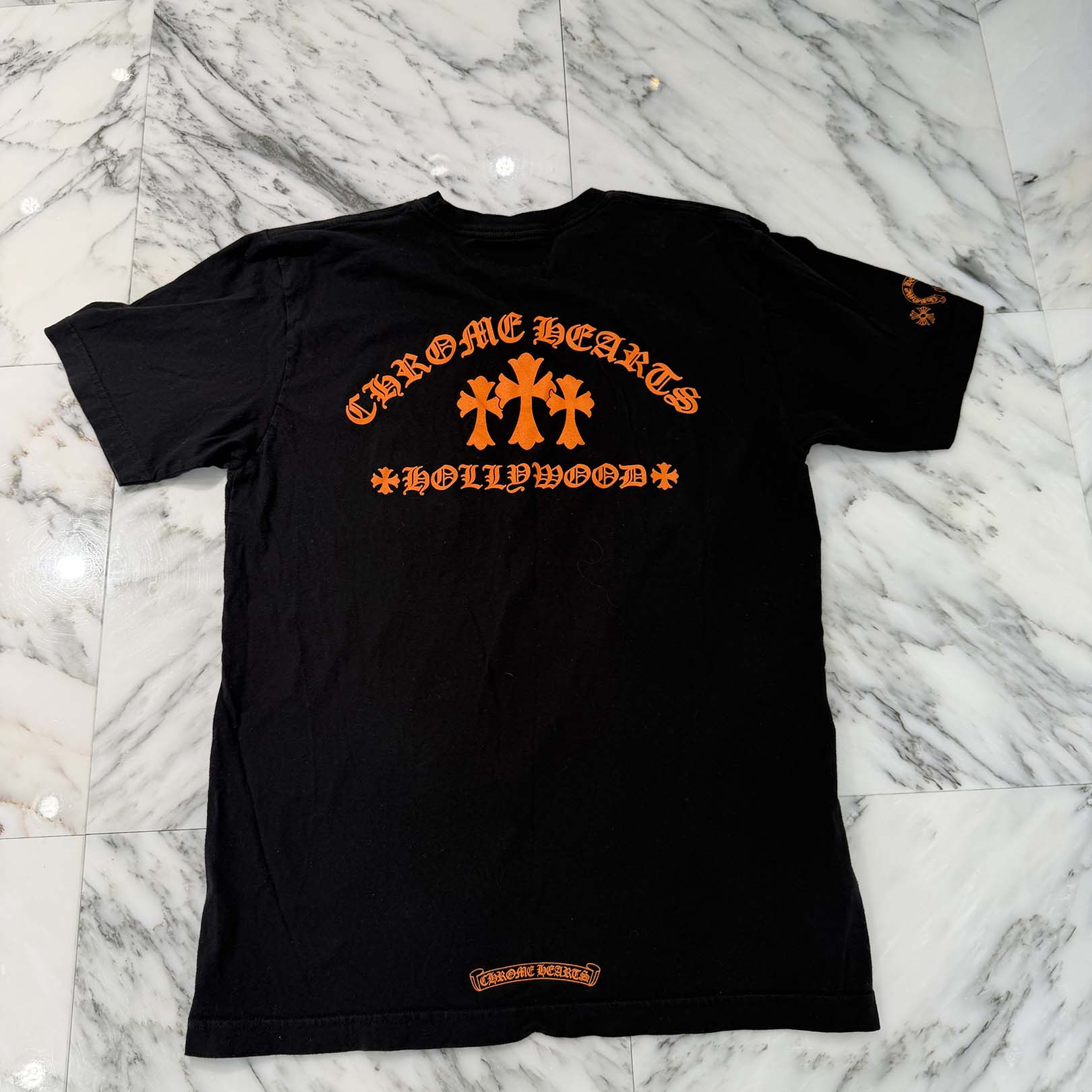 CHROME HEARTS King Taco 3 Cemetery Cross Print Short Sleeve Tee Size L クロムハーツ キングタコ 3 セメタリークロス プリント ショートスリーブ Tシャツ サイズL
