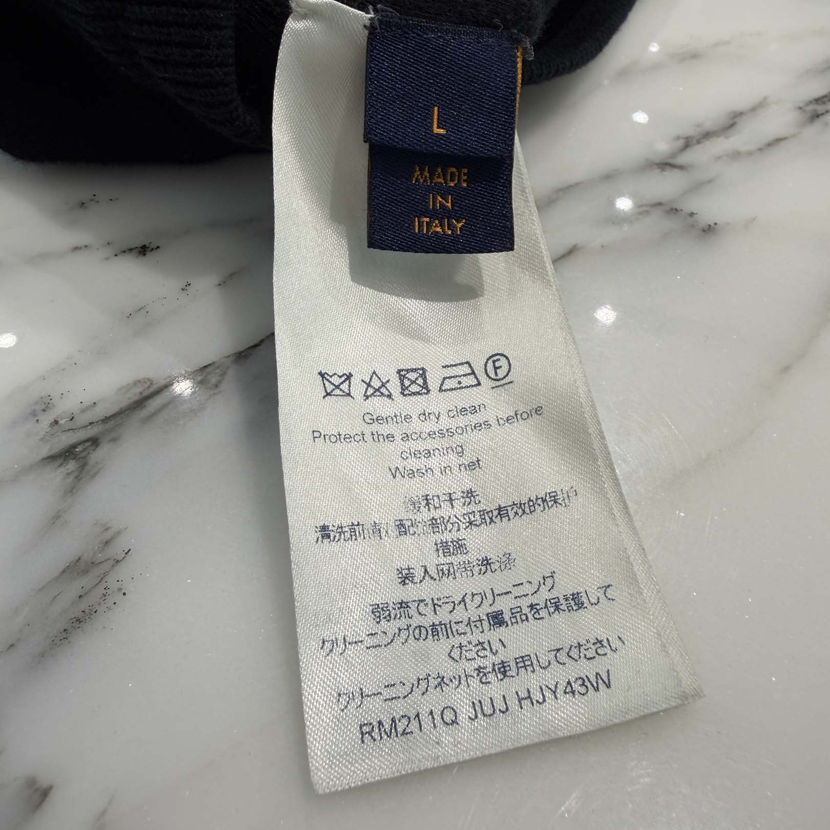 LOUIS VUITTON 2019AW LVSE Double Face Travel Sweat Pants HJY43WJUJ Size L ルイヴィトン LVSE ダブルフェイス トラベルスウェットパンツ サイズL