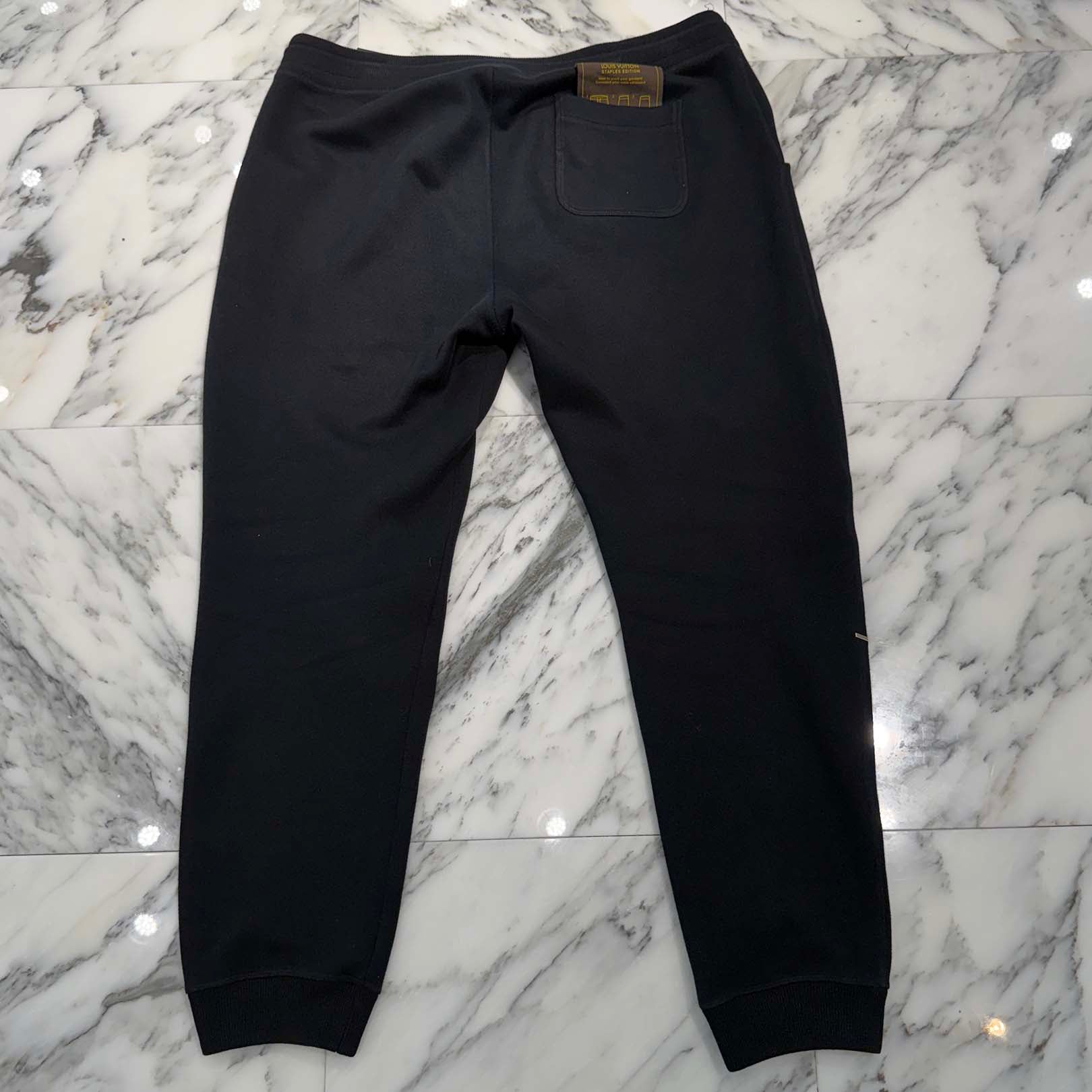LOUIS VUITTON 2019AW LVSE Double Face Travel Sweat Pants HJY43WJUJ Size L ルイヴィトン LVSE ダブルフェイス トラベルスウェットパンツ サイズL