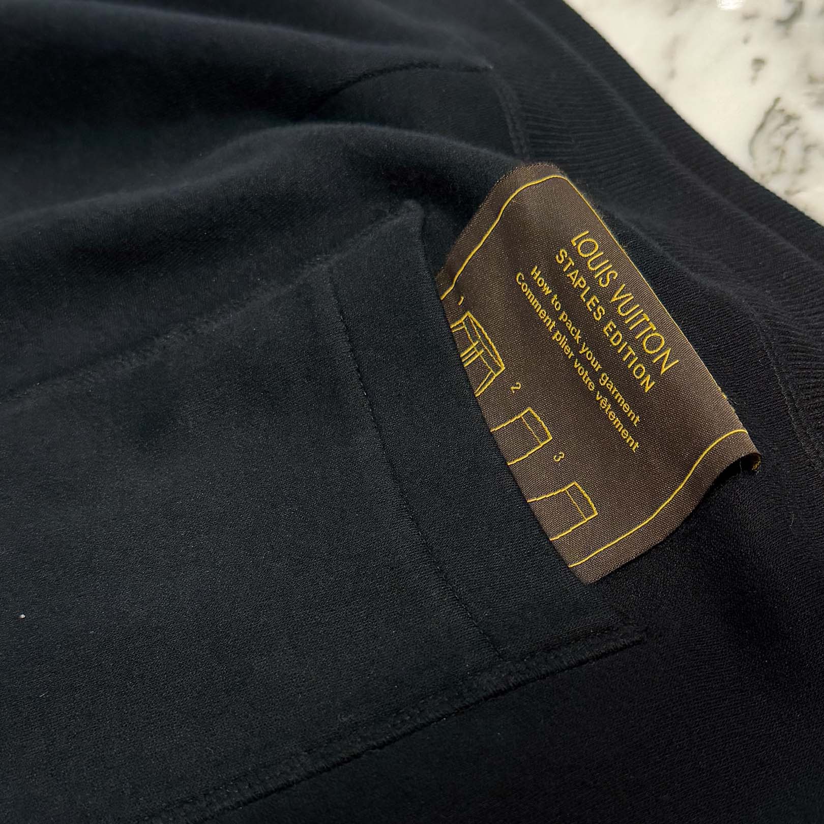 LOUIS VUITTON 2019AW LVSE Double Face Travel Sweat Pants HJY43WJUJ Size L ルイヴィトン LVSE ダブルフェイス トラベルスウェットパンツ サイズL
