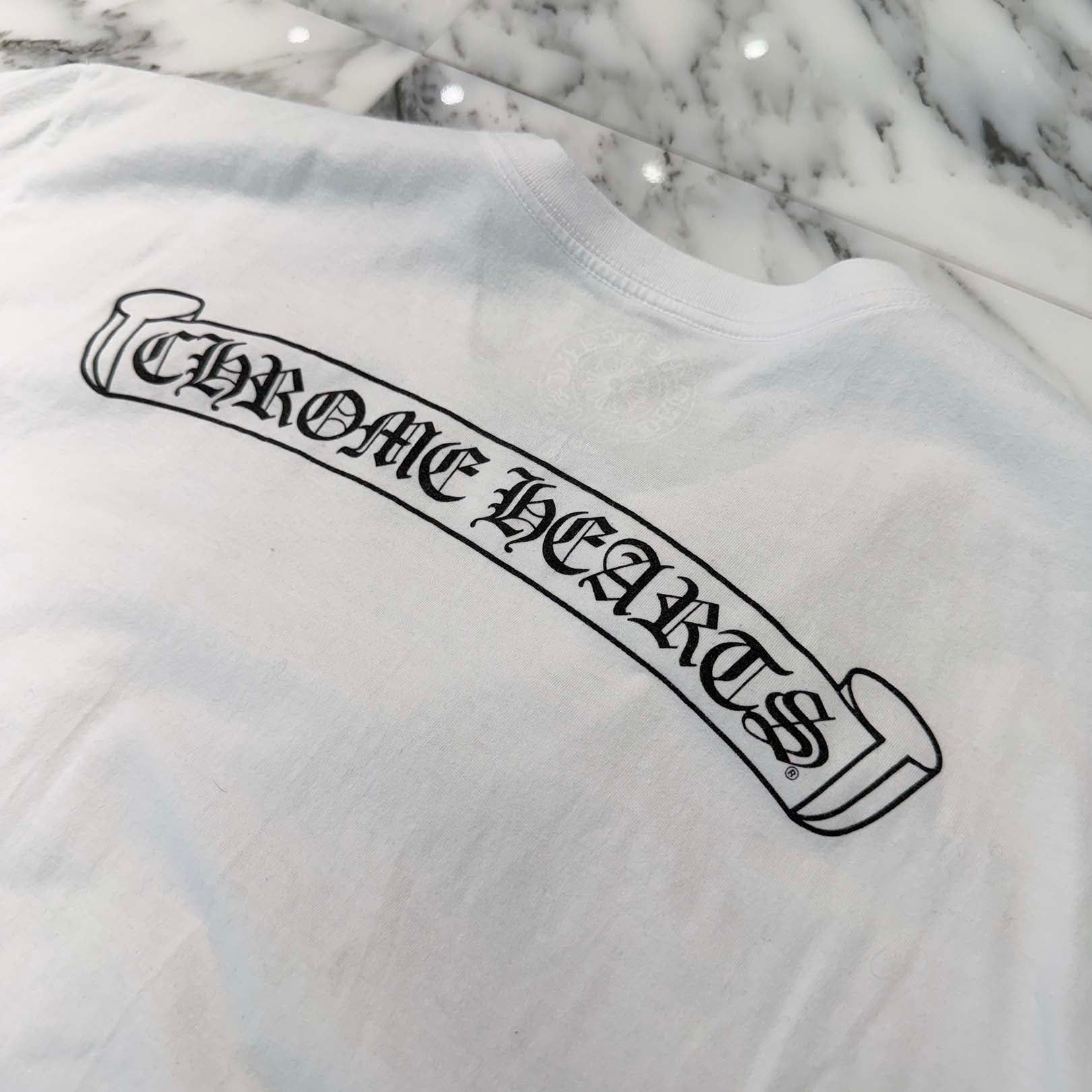 CHROME HEARTS Back Scroll Logo Tee Size XL クロムハーツ バックスクロールロゴ Tシャツ サイズXL