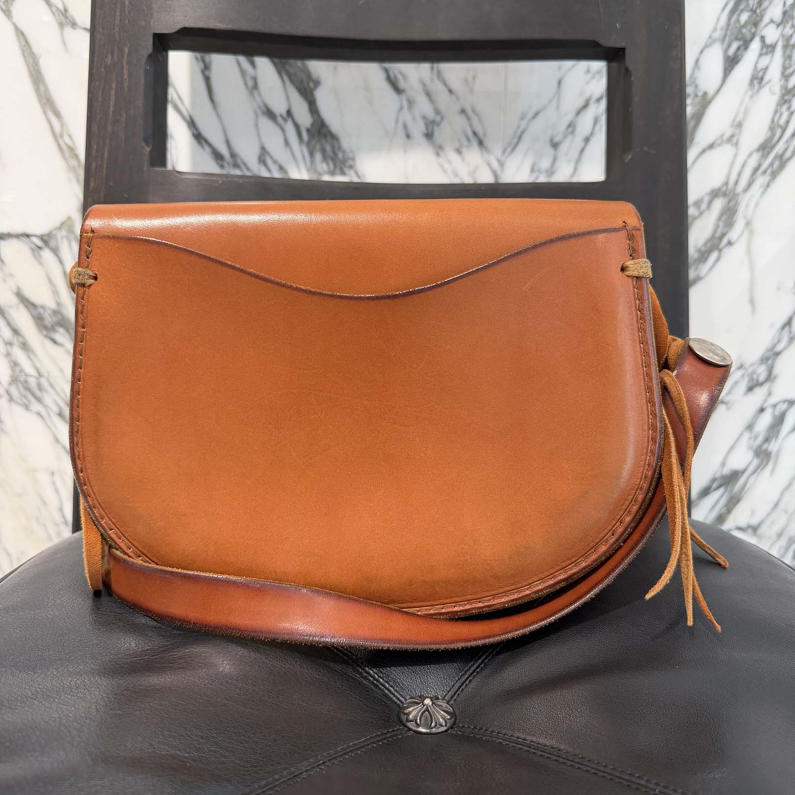 goro's Saddle Leather Bucket Shoulder Bag ゴローズ サドル レザー バケット ショルダーバッグ
