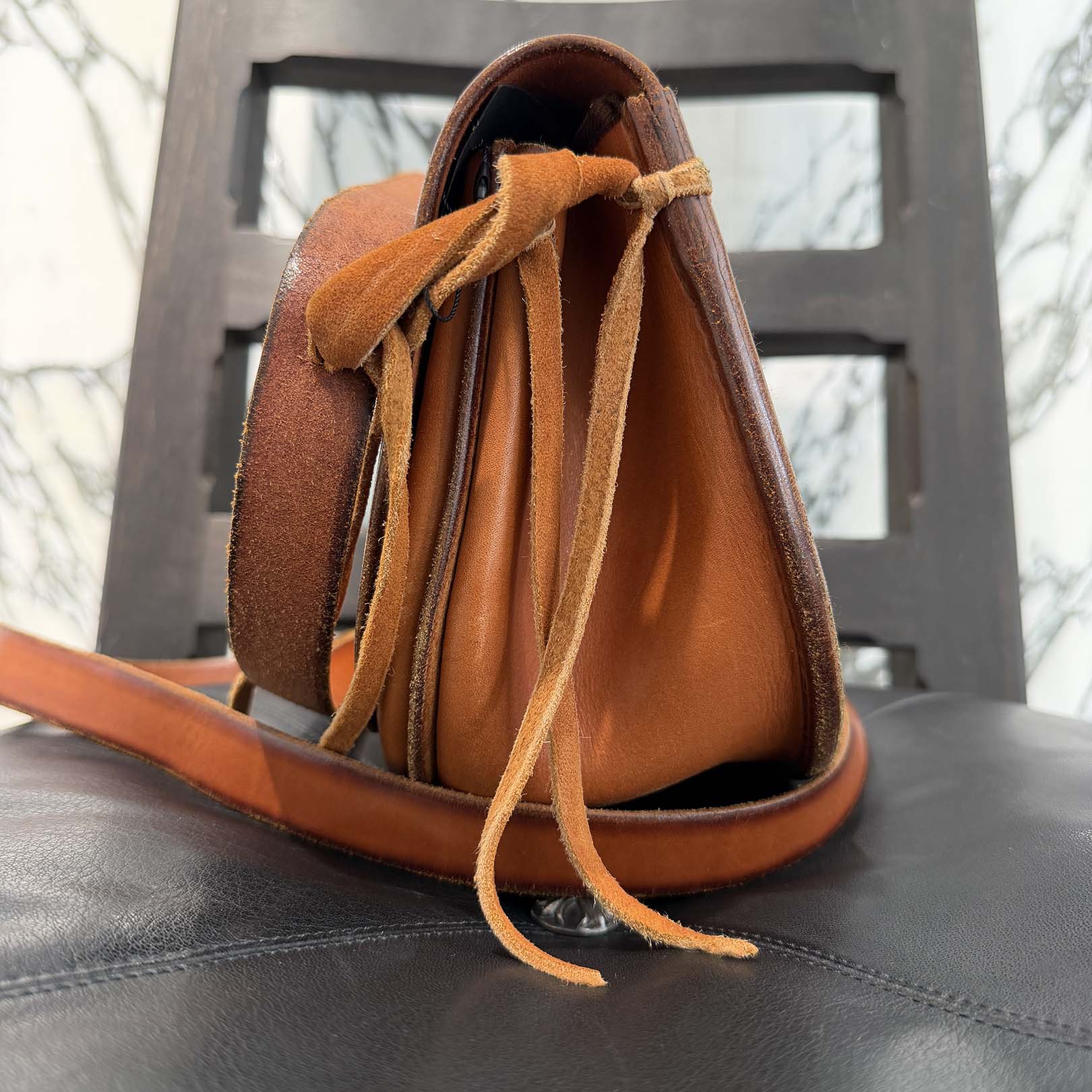 goro's Saddle Leather Bucket Shoulder Bag ゴローズ サドル レザー バケット ショルダーバッグ