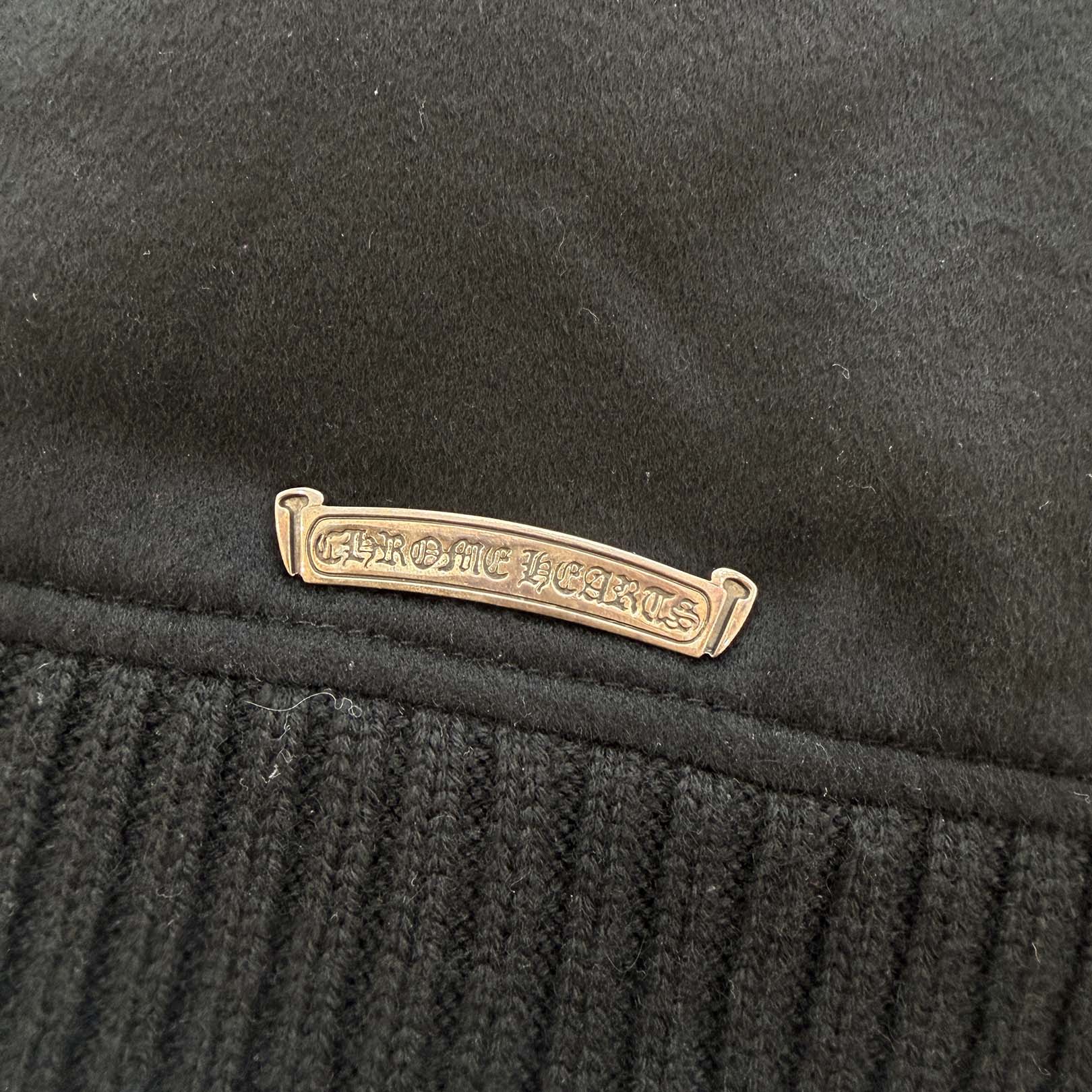 CHROME HEARTS LETTERMAN Star Leather Patch Blouson Jacket Size S クロムハーツ レターマン スターレザーパッチ ブルゾンジャケット サイズS
