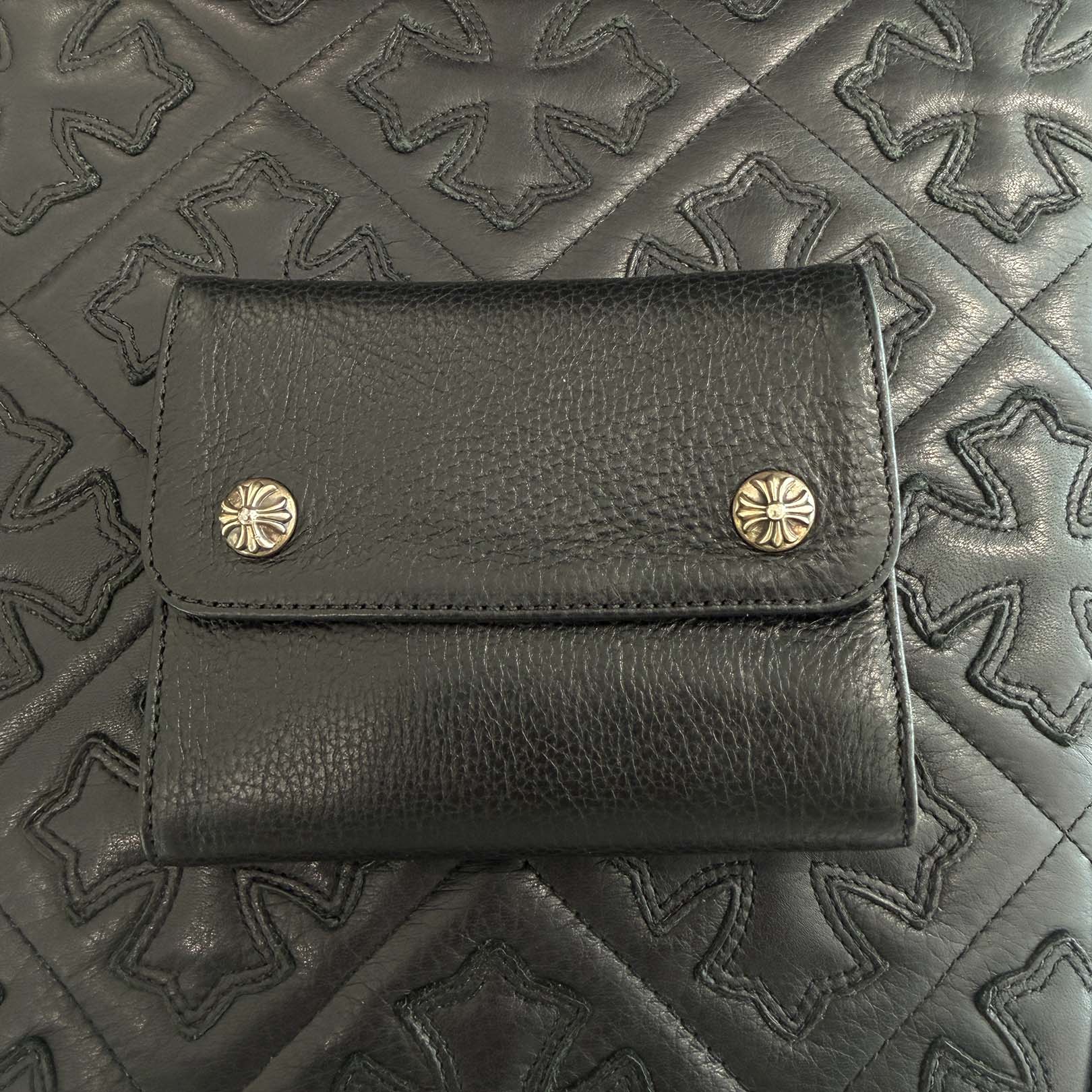 CHROME HEARTS Wave Mini Cross Ball Wallet クロムハーツ ウェーブ ミニ クロスボール ウォレット
