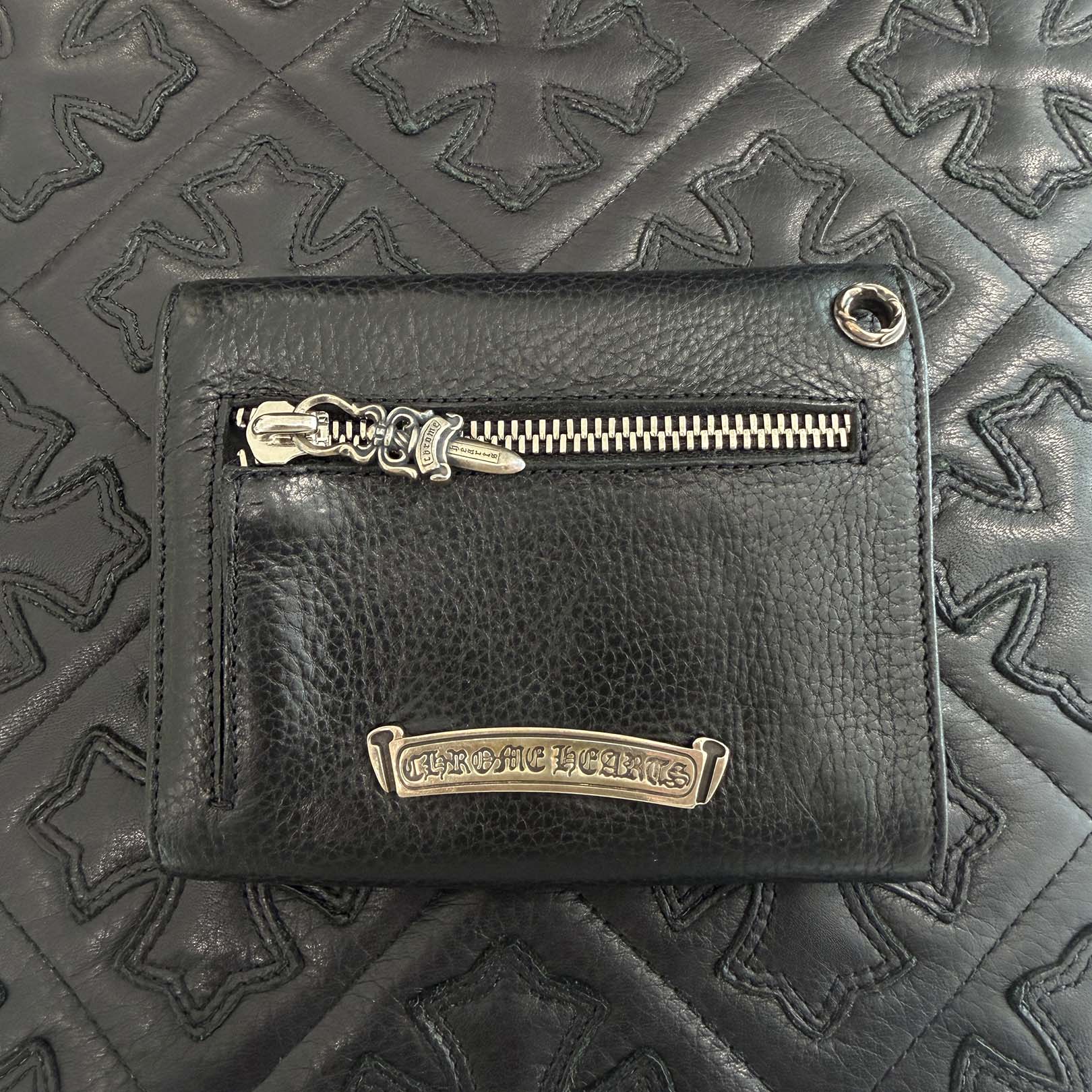 CHROME HEARTS Wave Mini Cross Ball Wallet クロムハーツ ウェーブ ミニ クロスボール ウォレット