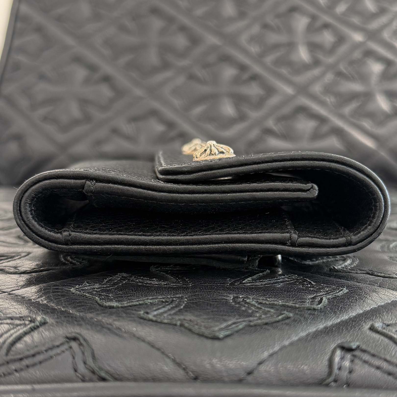 CHROME HEARTS Wave Mini Cross Ball Wallet クロムハーツ ウェーブ ミニ クロスボール ウォレット