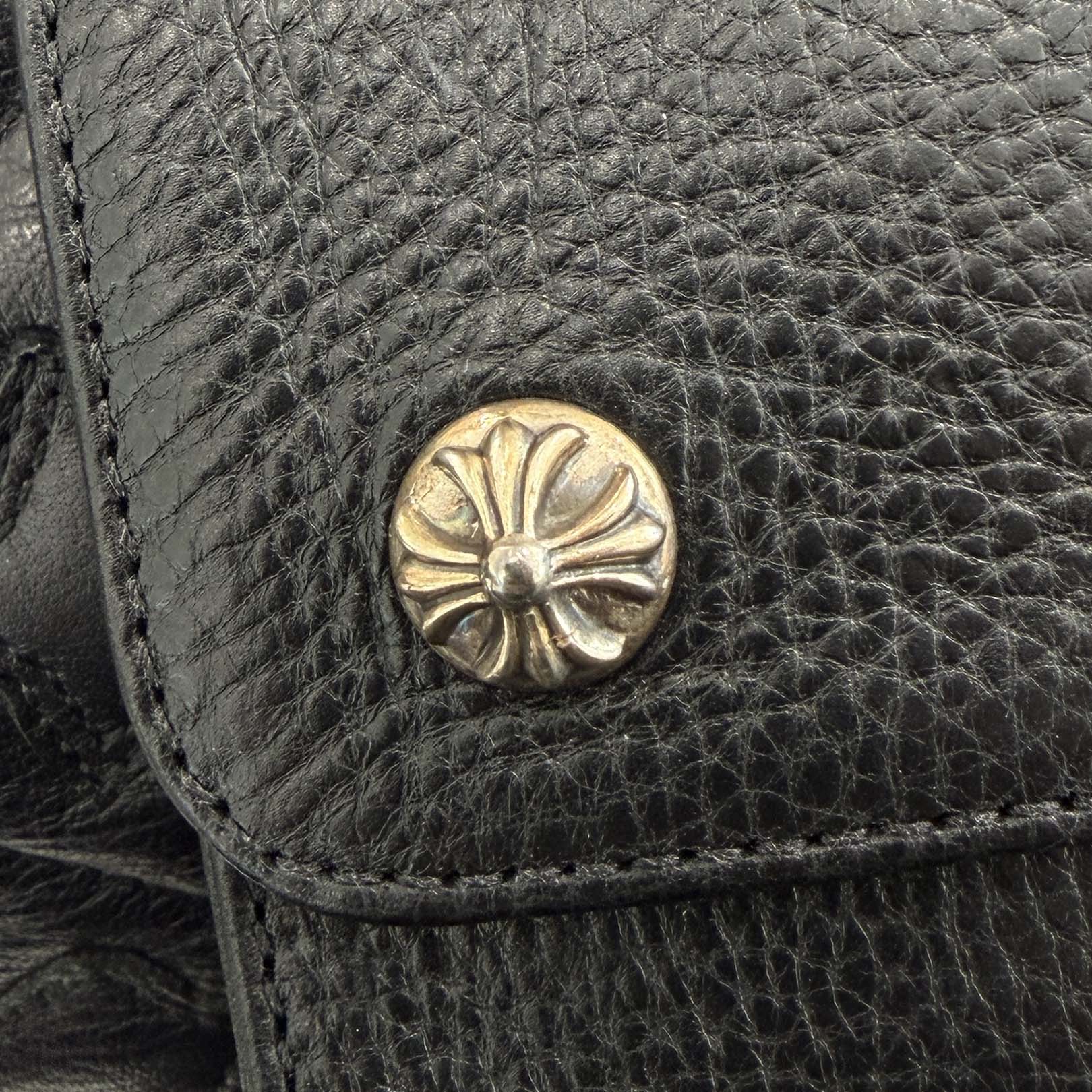 CHROME HEARTS Wave Mini Cross Ball Wallet クロムハーツ ウェーブ ミニ クロスボール ウォレット