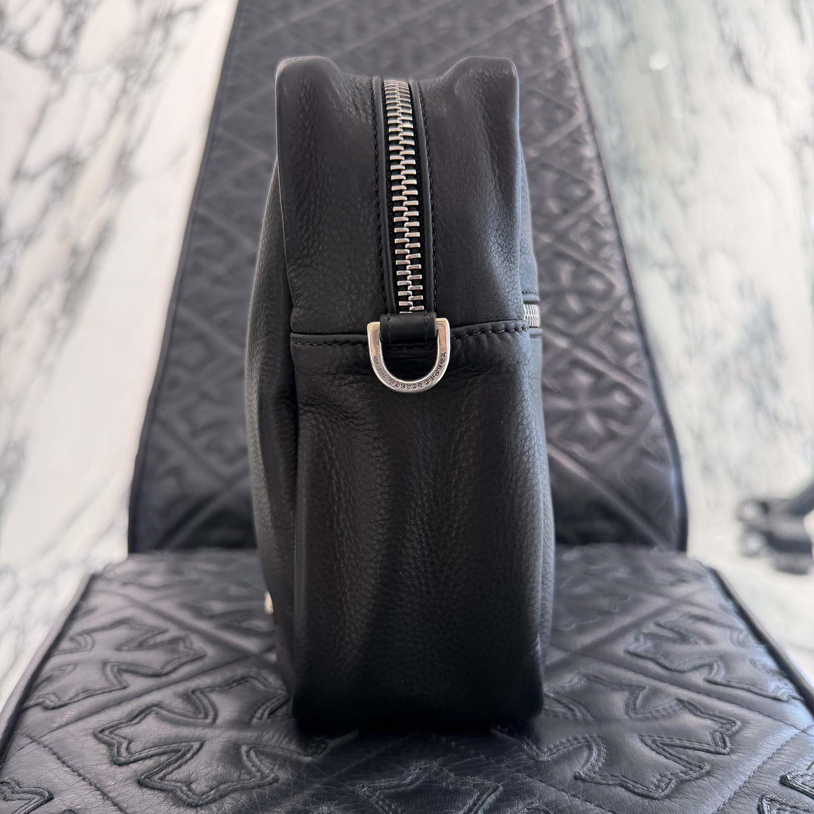 CHROME HEARTS TAKAMINI 3 Cemetery Cross Patch Shoulder Bag クロムハーツ タカミニ 3セメタリークロスパッチ ショルダーバッグ