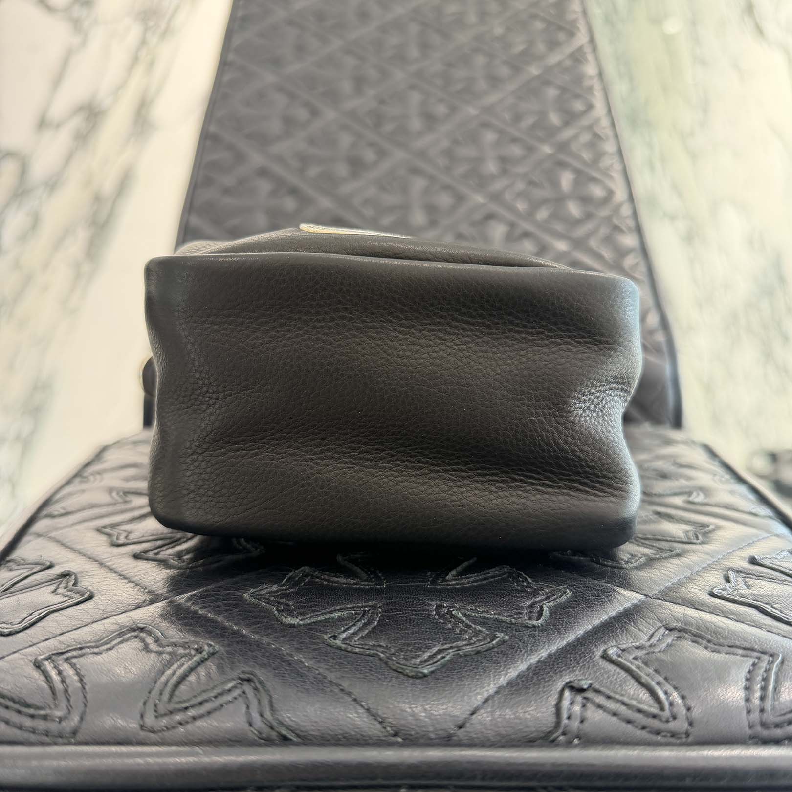 CHROME HEARTS TAKAMINI 3 Cemetery Cross Patch Shoulder Bag クロムハーツ タカミニ 3セメタリークロスパッチ ショルダーバッグ