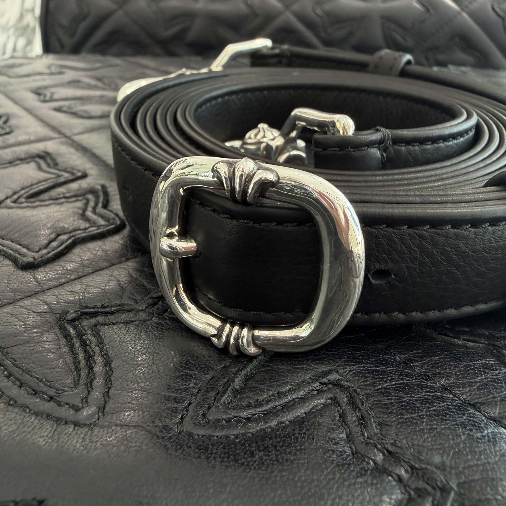 CHROME HEARTS TAKAMINI 3 Cemetery Cross Patch Shoulder Bag クロムハーツ タカミニ 3セメタリークロスパッチ ショルダーバッグ