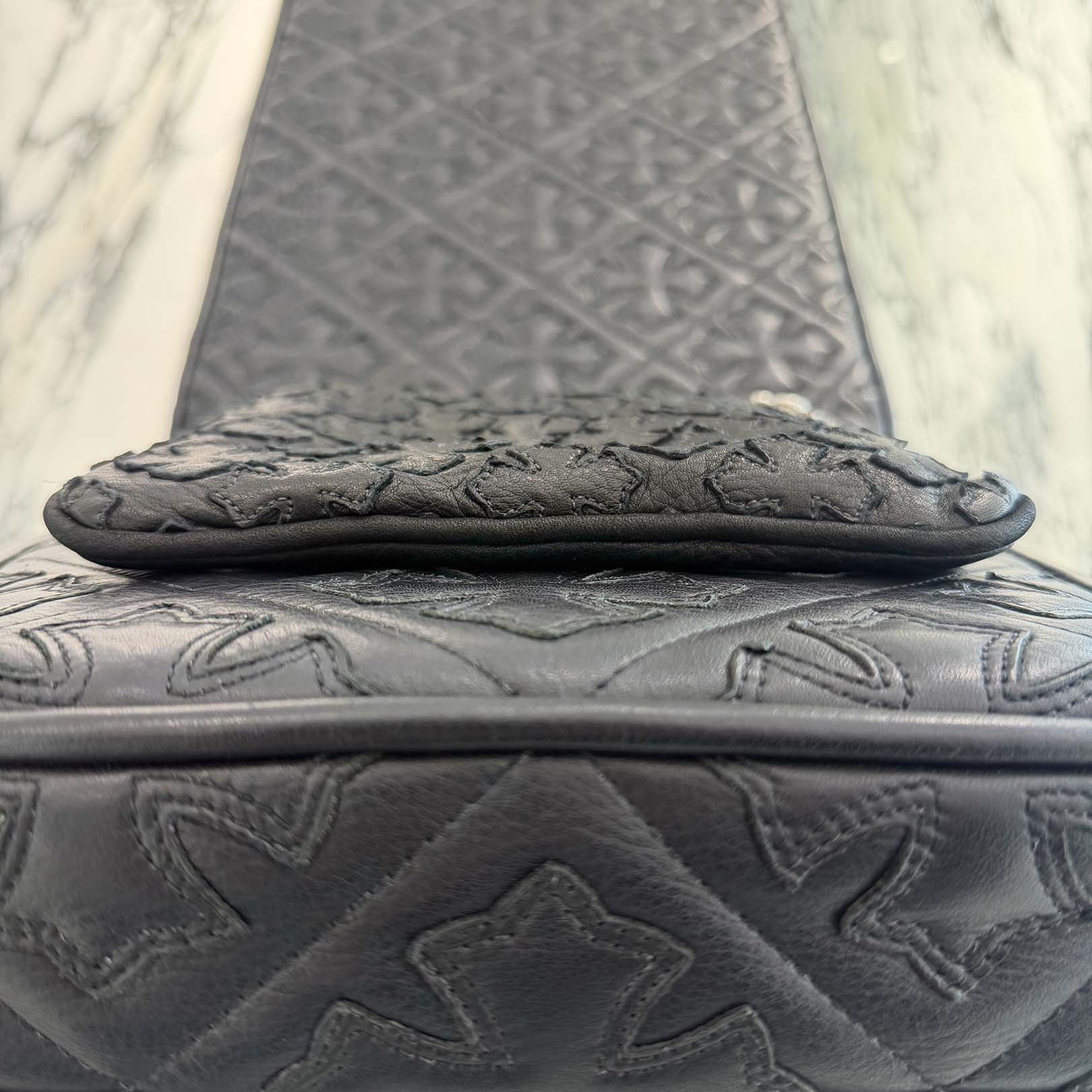 CHROME HEARTS PERRY Leather Shoulder Bag クロムハーツ ペリー レザー ショルダーバッグ