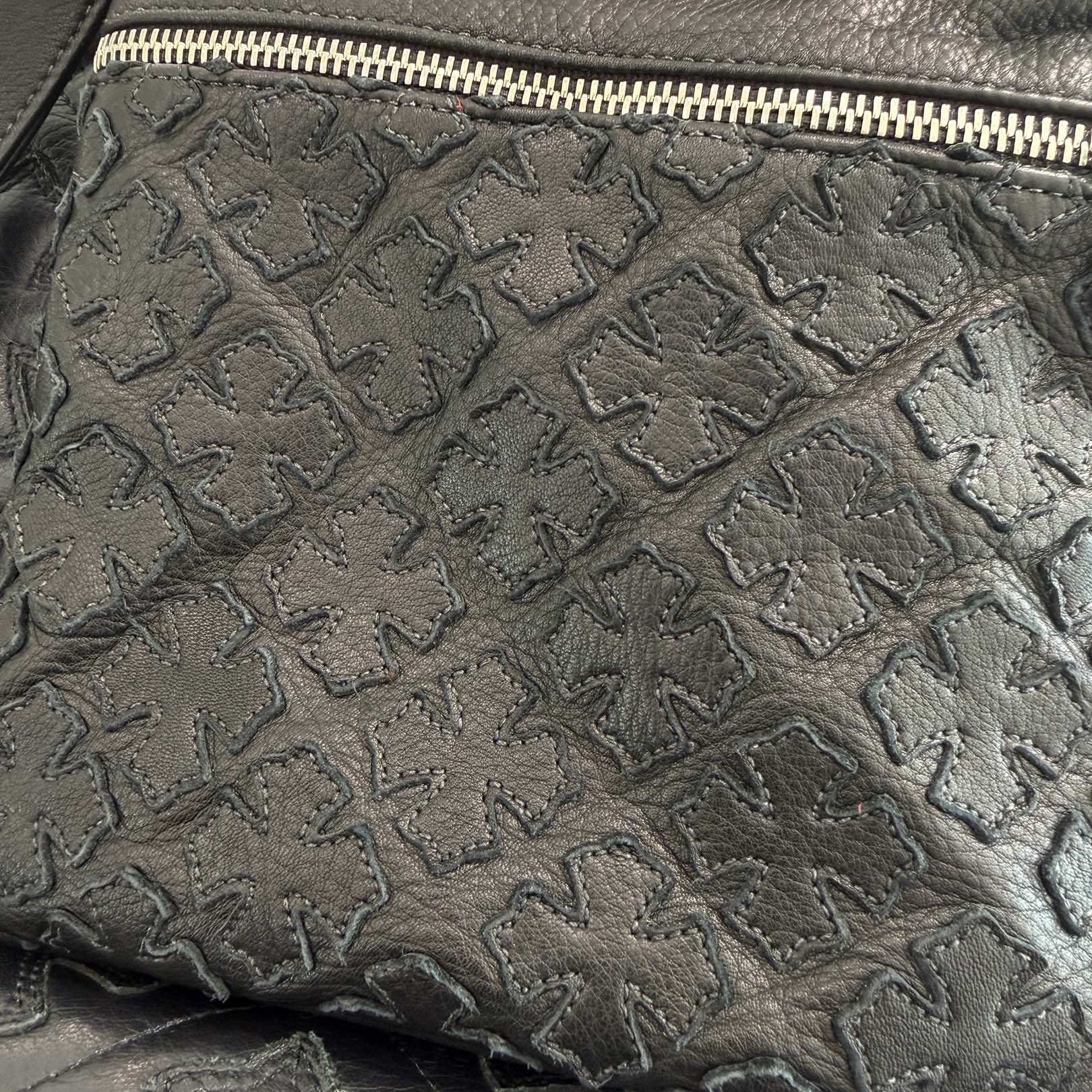 CHROME HEARTS PERRY Leather Shoulder Bag クロムハーツ ペリー レザー ショルダーバッグ