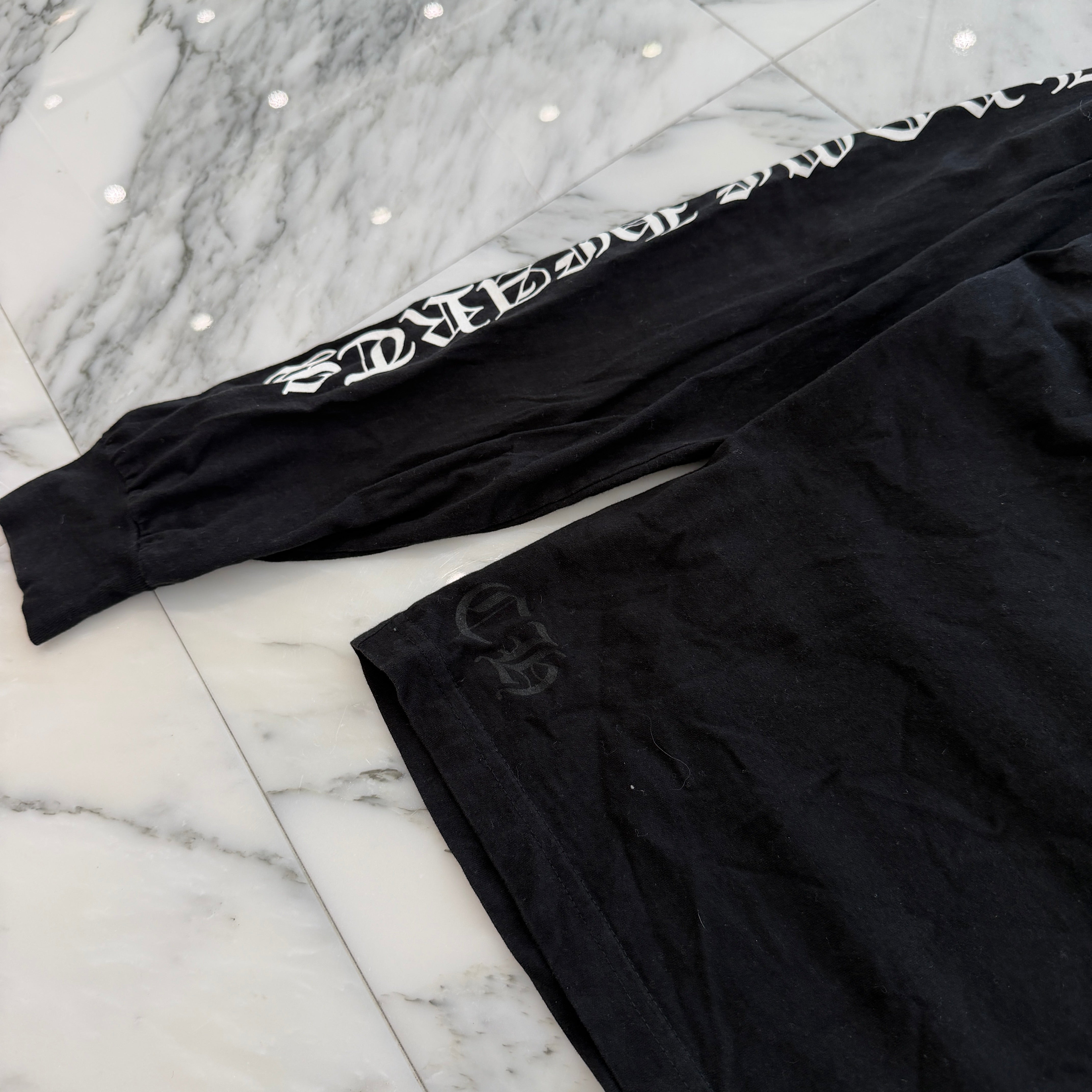CHROME HEARTS Back Scroll Label Logo Long Sleeve Tee Size M クロムハーツ バックスクロールラベルロゴ ロングスリーブTシャツ サイズM