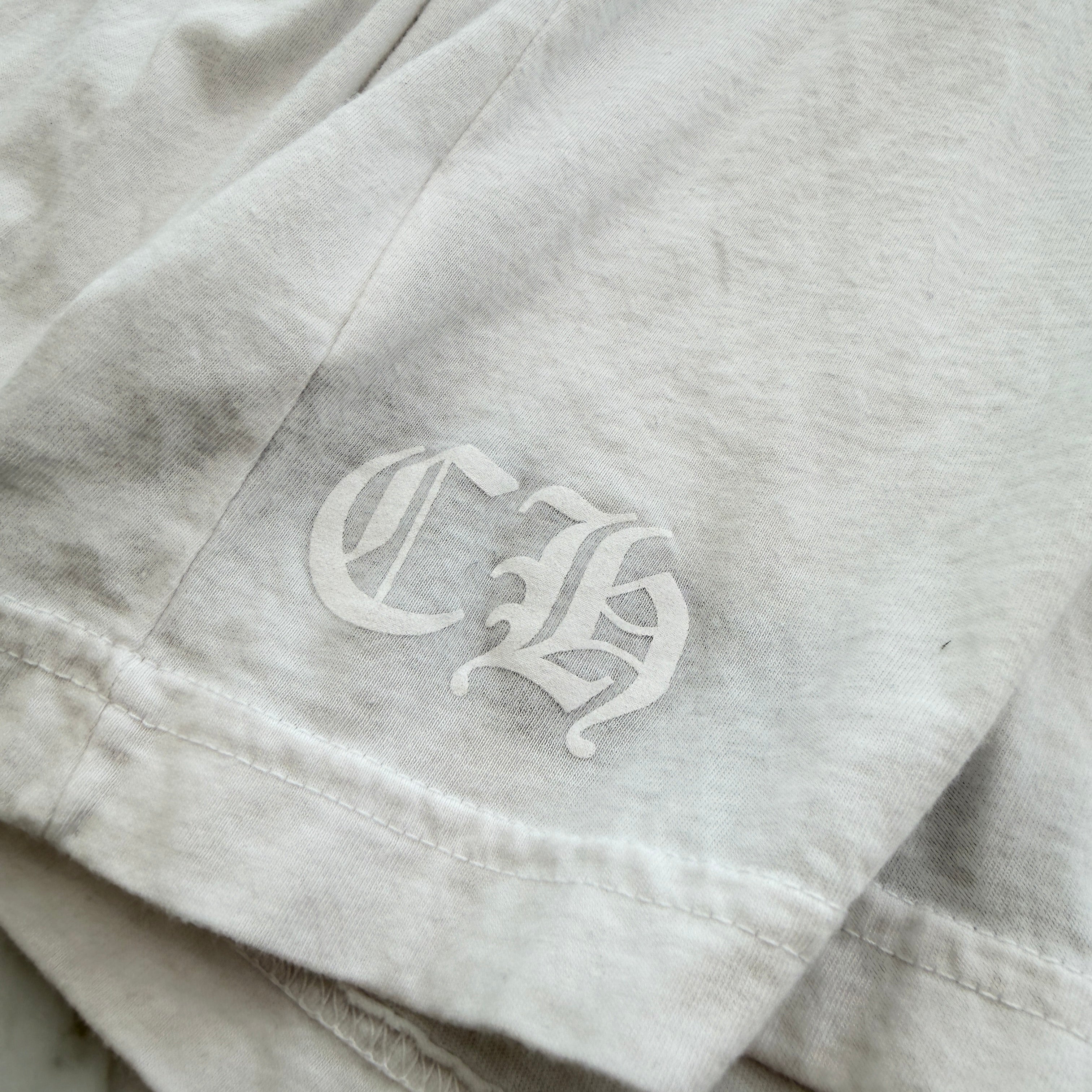 CHROME HEARTS Floral Cross Horseshoe Long Sleeve Tee Size XL クロムハーツ フローラルクロス ホースシュー ロングスリーブTシャツ サイズXL