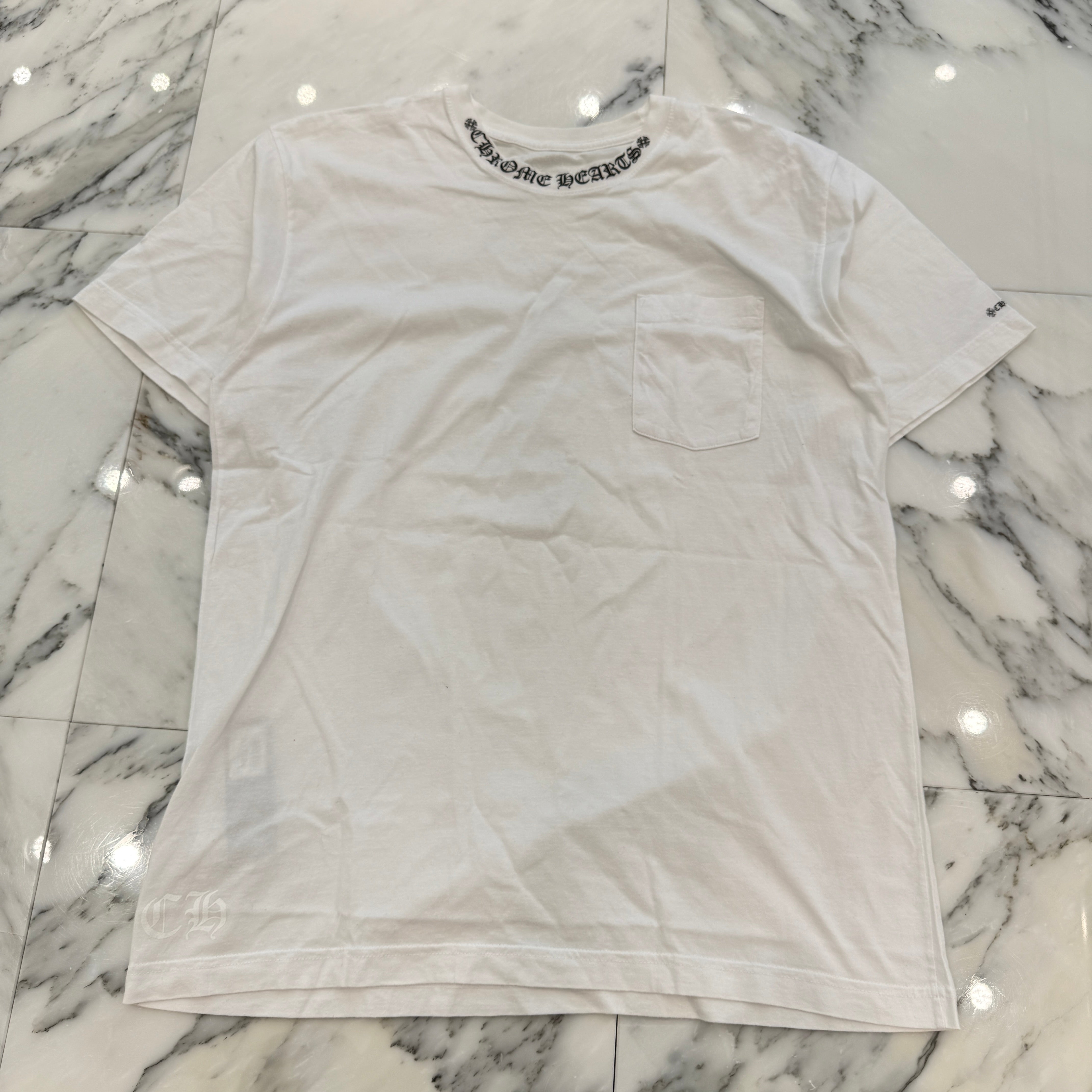CHROME HEARTS Neck Logo Tee Size XL クロムハーツ ネックロゴTシャツ サイズXL