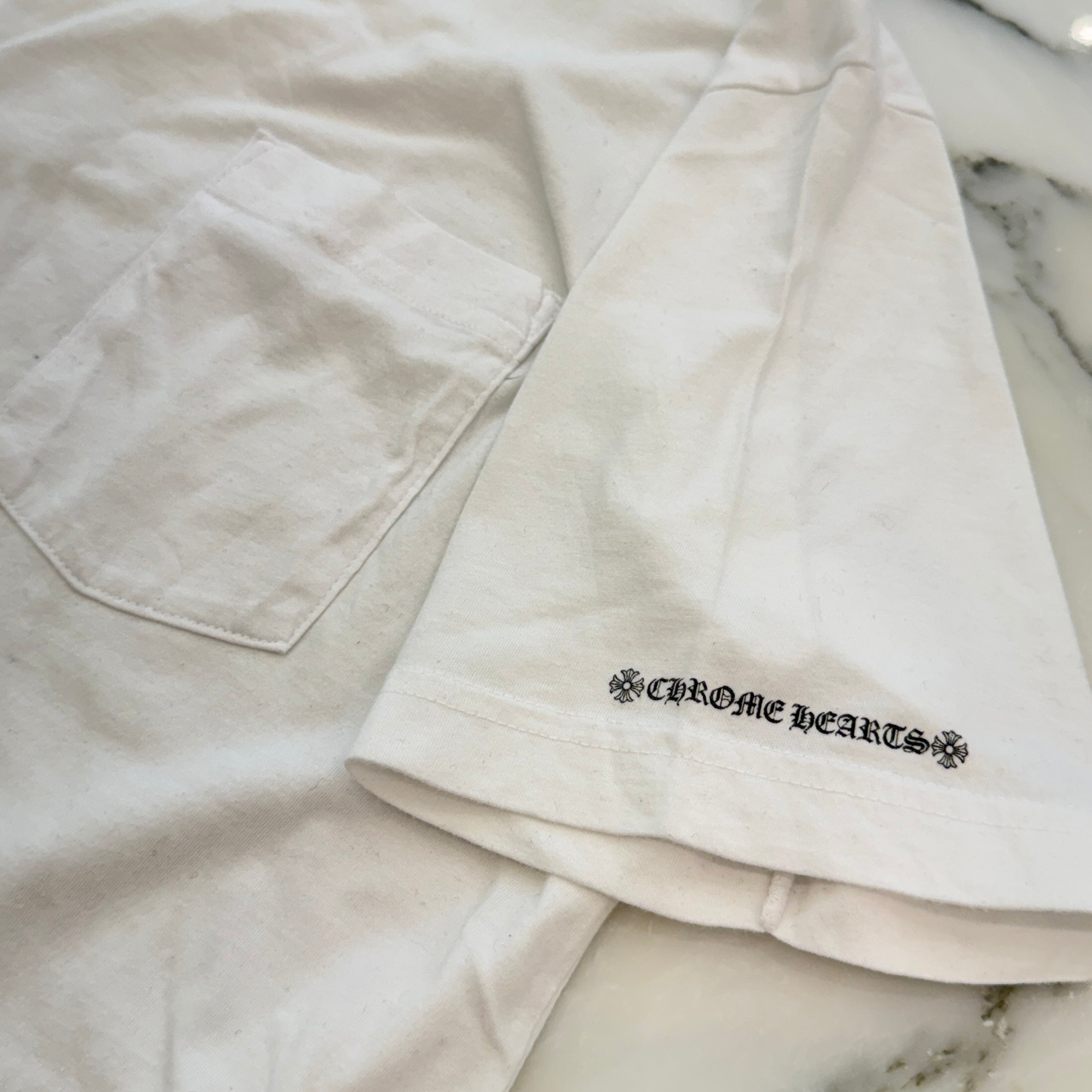 CHROME HEARTS Neck Logo Tee Size XL クロムハーツ ネックロゴTシャツ サイズXL
