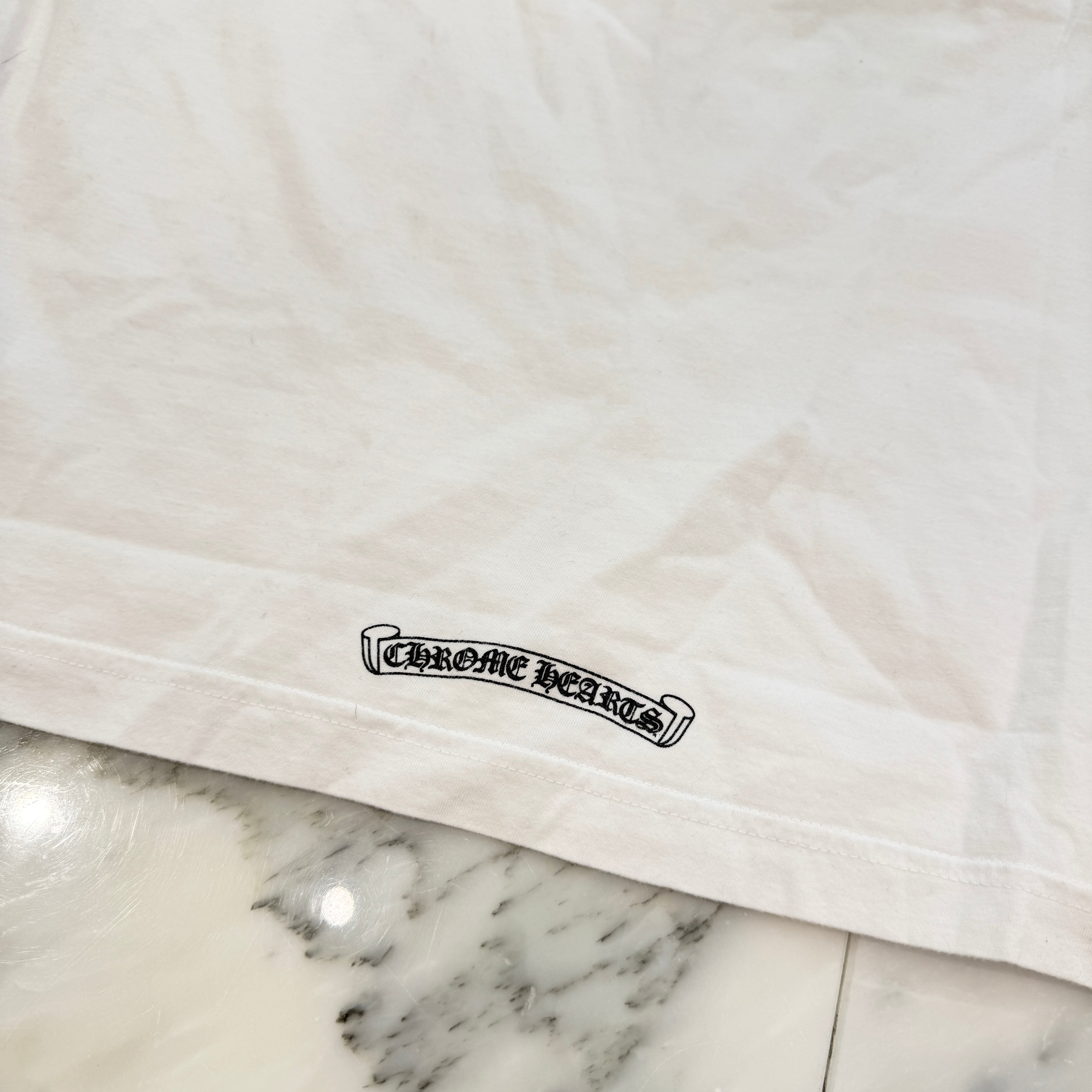 CHROME HEARTS Neck Logo Tee Size XL クロムハーツ ネックロゴTシャツ サイズXL