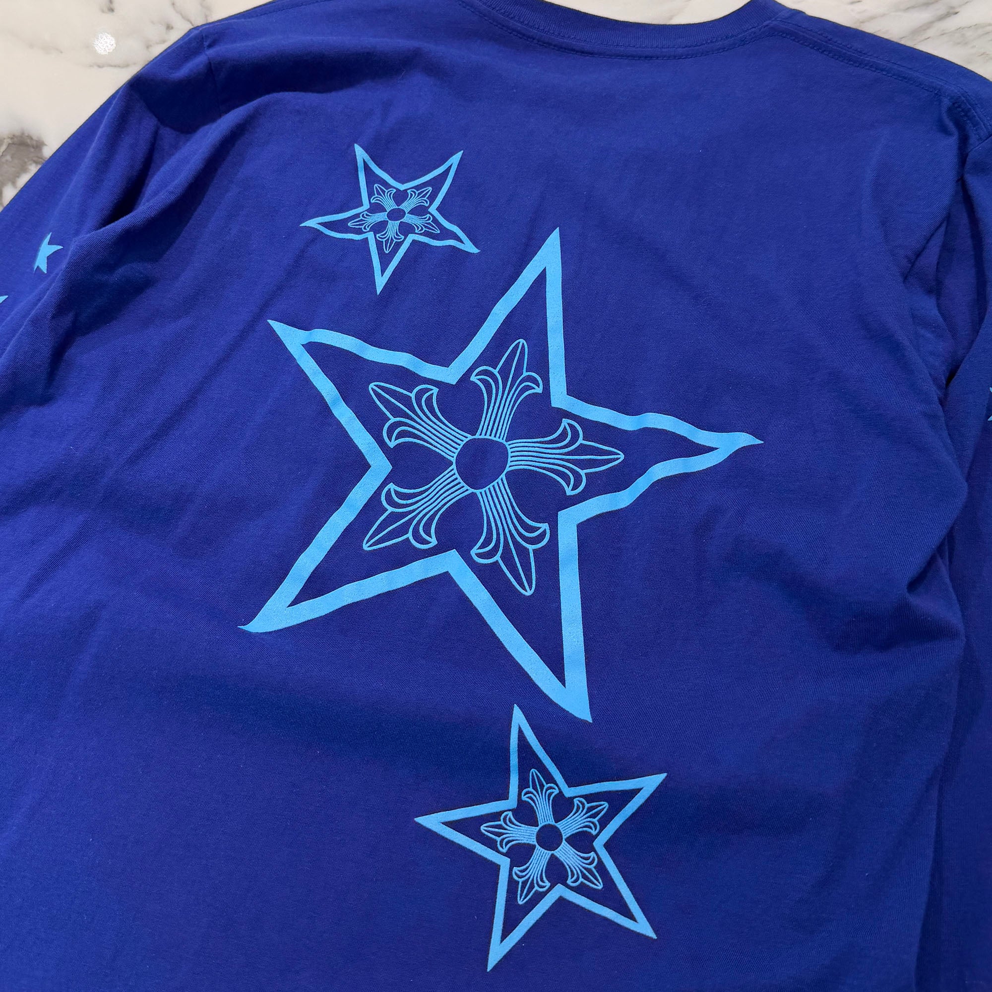 CHROME HEARTS Star Long Sleeve Tee Size M クロムハーツ スターロングスリーブTシャツ サイズM
