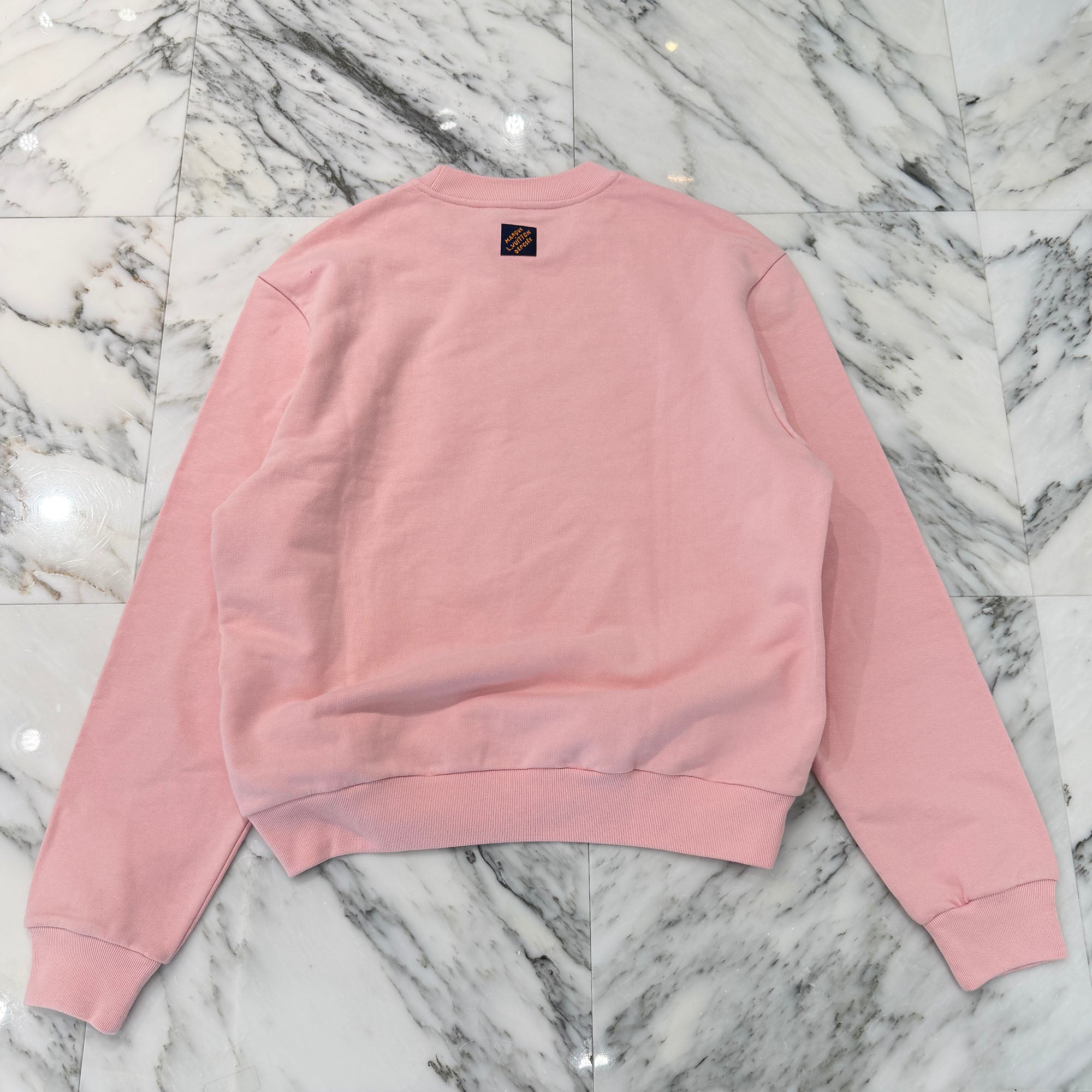LOUIS VUITTON 2025AW Signature Logo Embroidery Crew Neck Sweatshirt HTY09W Size M ルイヴィトン シグネチャー ロゴ刺繍 クルーネック スウェットシャツ サイズM
