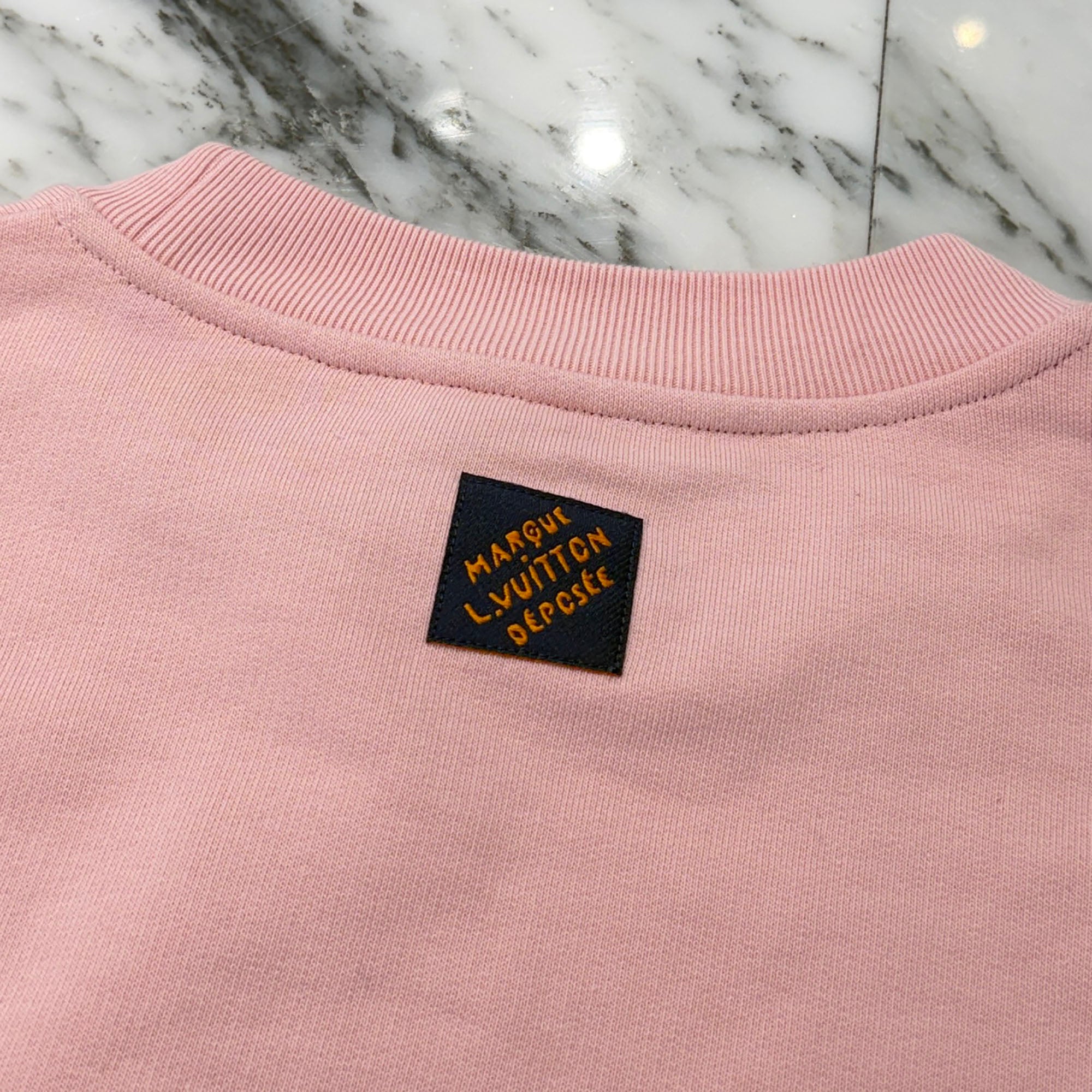 LOUIS VUITTON 2025AW Signature Logo Embroidery Crew Neck Sweatshirt HTY09W Size M ルイヴィトン シグネチャー ロゴ刺繍 クルーネック スウェットシャツ サイズM