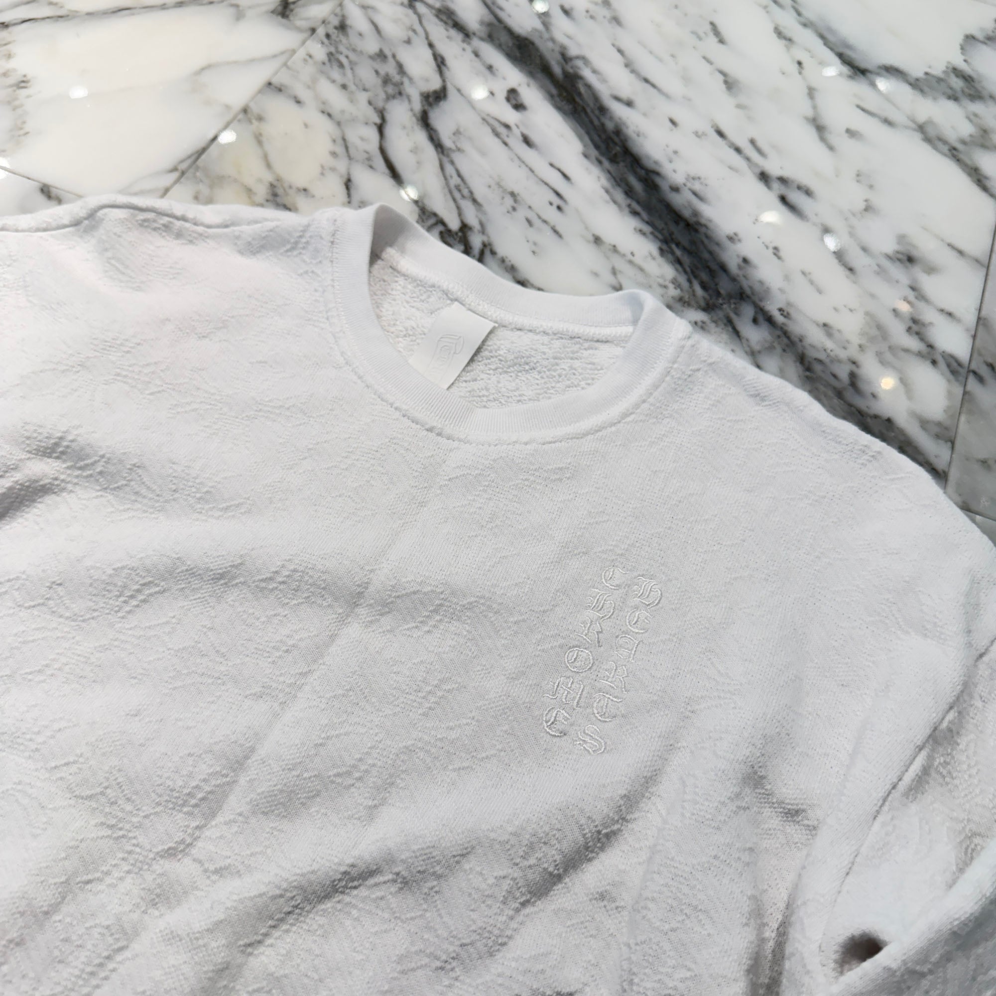 CHROME HEARTS Y NOT Vertical Logo Cropped Sweat Shirt Size S クロムハーツ ワイノット ヴァーティカルロゴ クロップド スウェットシャツ Tシャツ サイズS