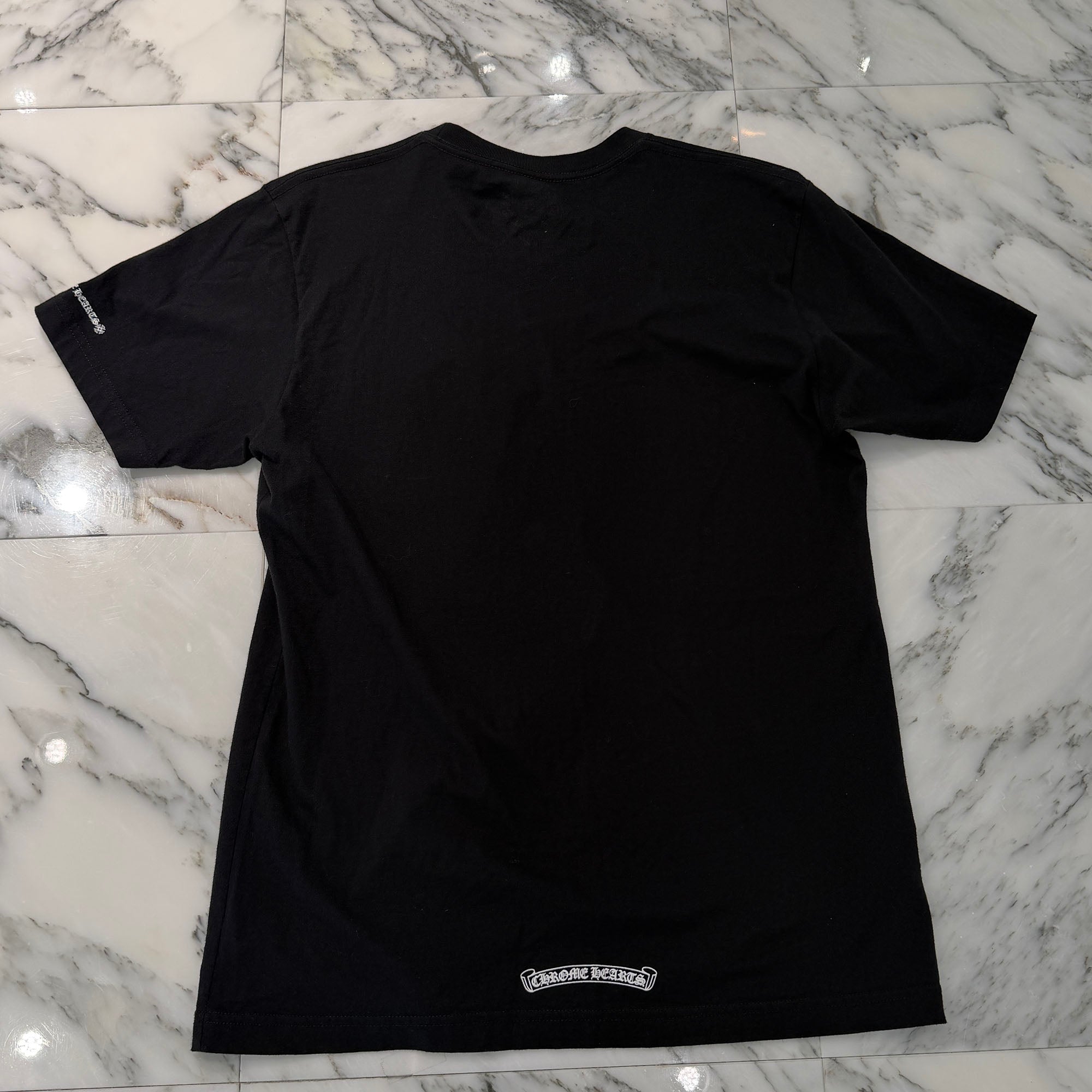 CHROME HEARTS Neck Logo Tee Size L クロムハーツ ネックロゴ Tシャツ サイズL