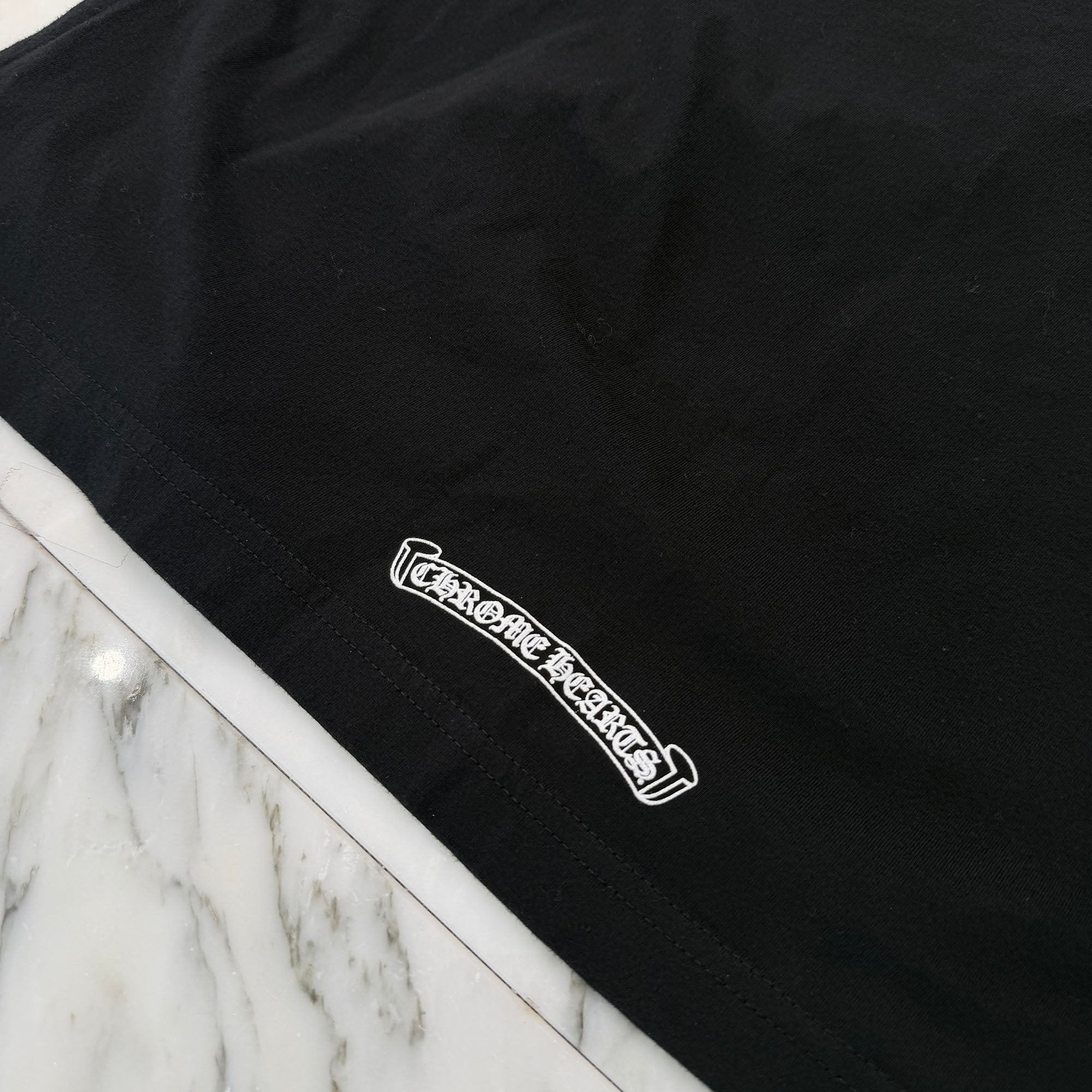 CHROME HEARTS Neck Logo Tee Size L クロムハーツ ネックロゴ Tシャツ サイズL