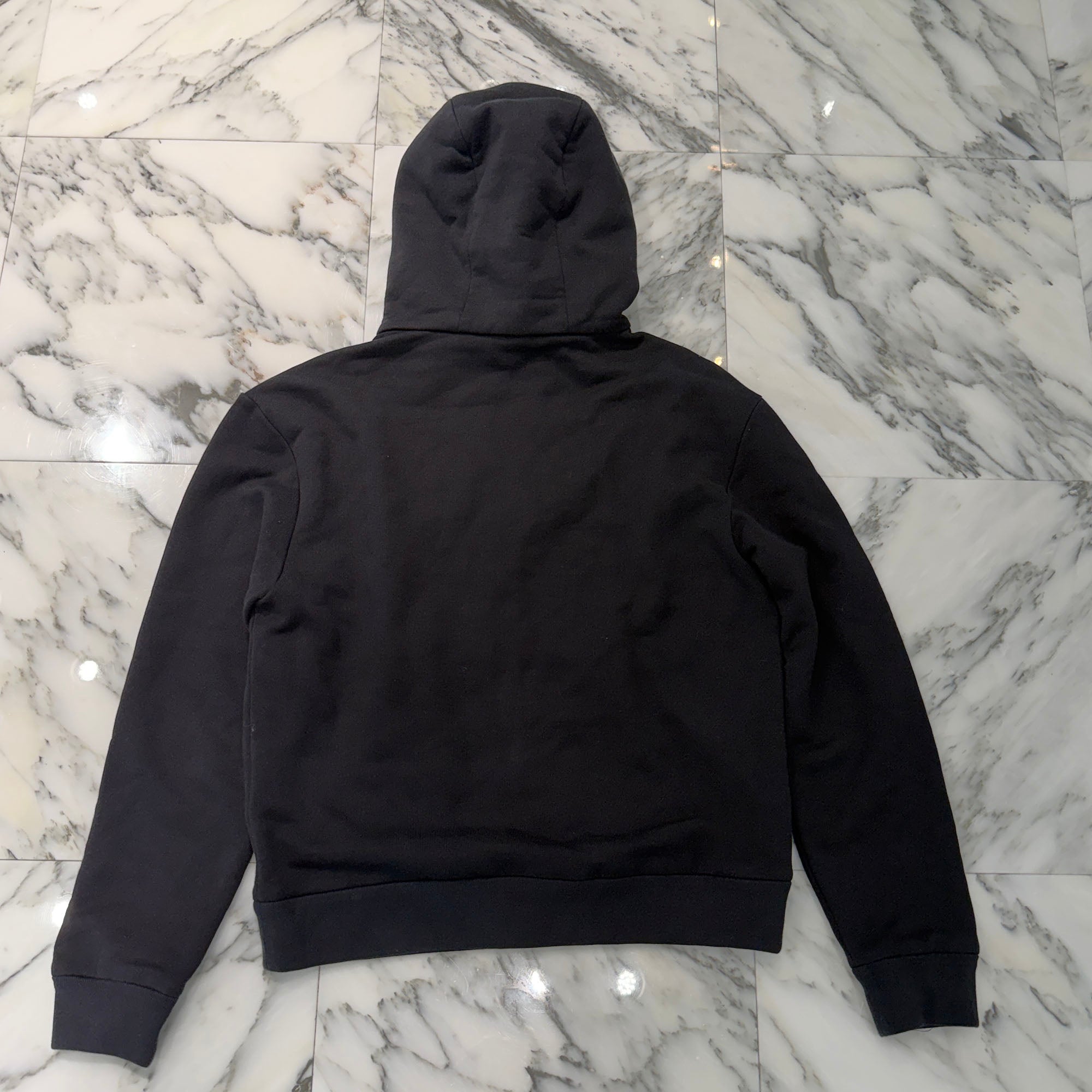 LOUIS VUITTON × NIGO 2025AW Face Laether Patch Zip Up Hoodie HTY70W Size M ルイヴィトン × ニゴー フェイスレザーパッチ ジップアップフーディ サイズM