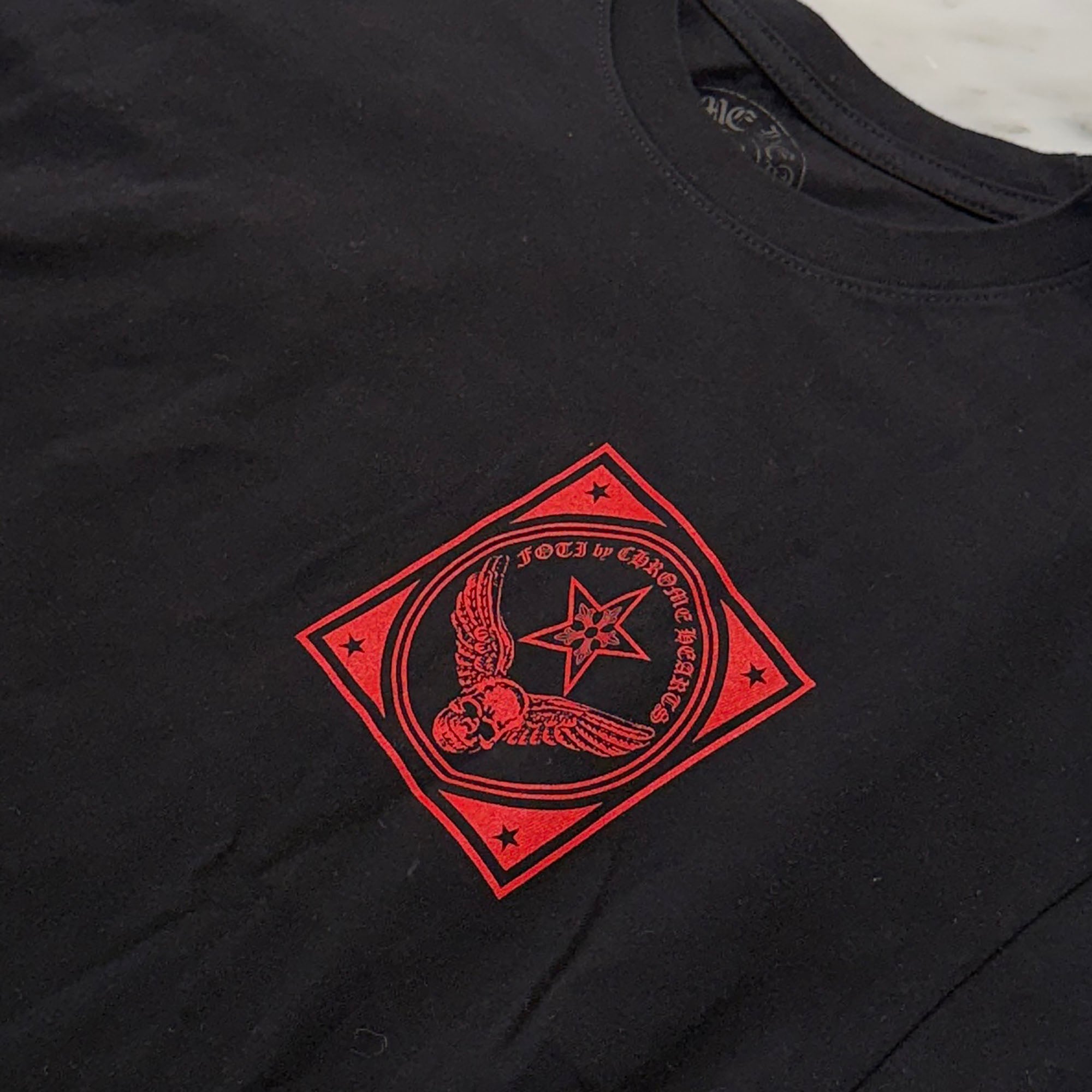 CHROME HEARTS FOTI Mahalia Logo Tee Size L クロムハーツ フォティ マハリア ロゴ Tシャツ サイズL