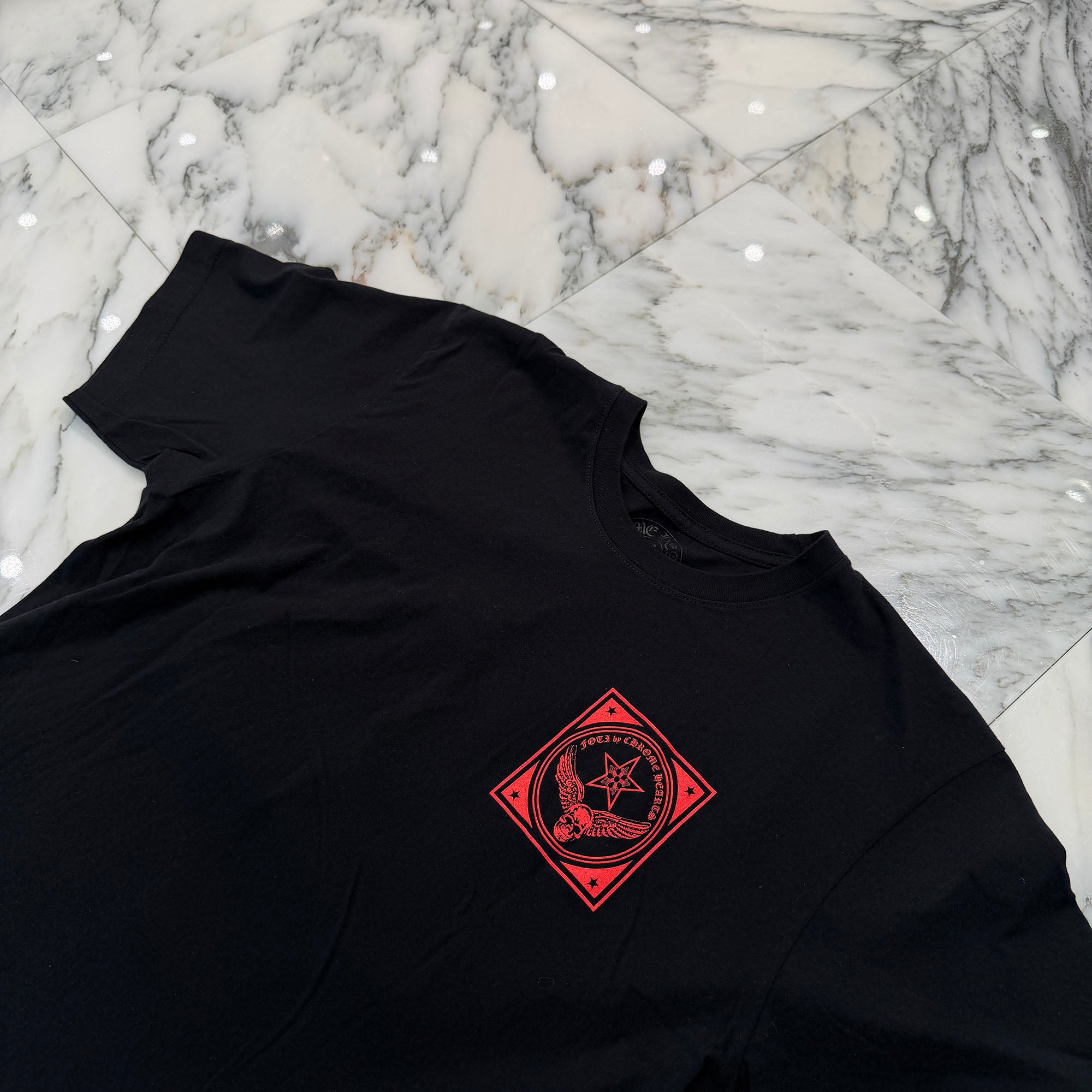 CHROME HEARTS FOTI Mahalia Logo Tee Size L クロムハーツ フォティ マハリア ロゴ Tシャツ サイズL
