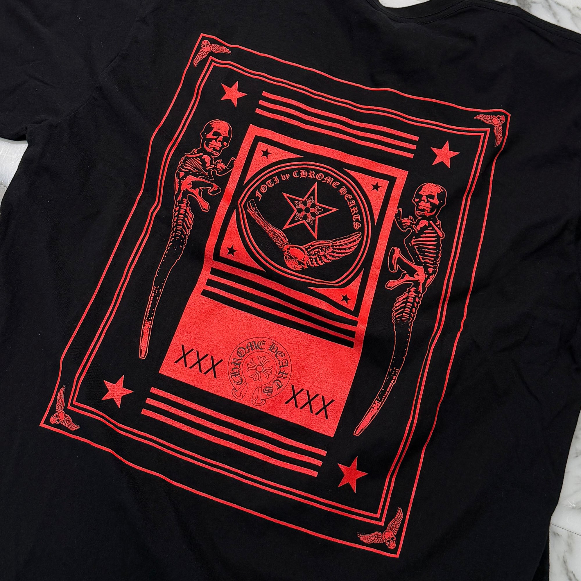 CHROME HEARTS FOTI Mahalia Logo Tee Size L クロムハーツ フォティ マハリア ロゴ Tシャツ サイズL