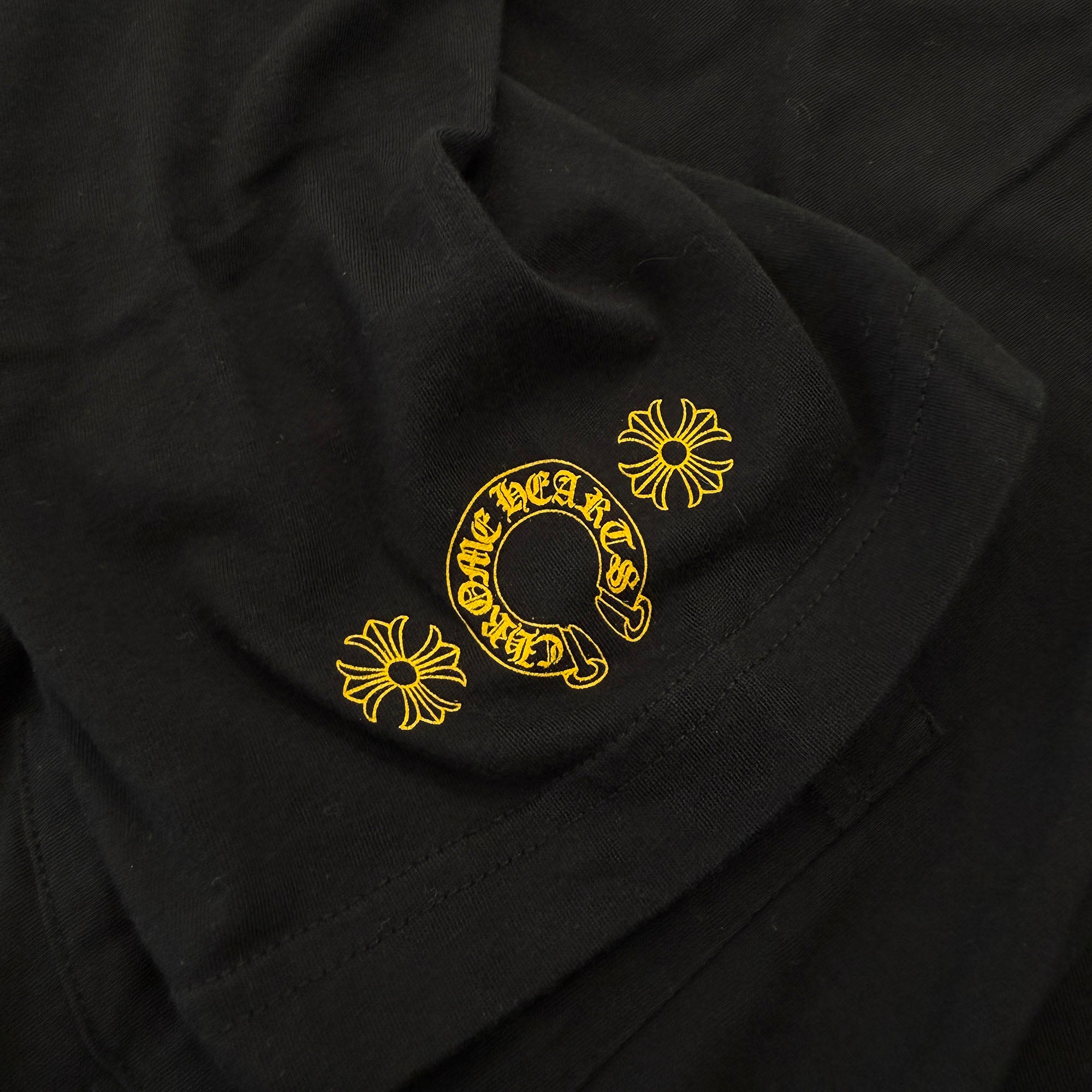 CHROME HEARTS CH Plus Yellow Cross Tee Size L クロムハーツ CHプラス イエロークロス Tシャツ サイズL