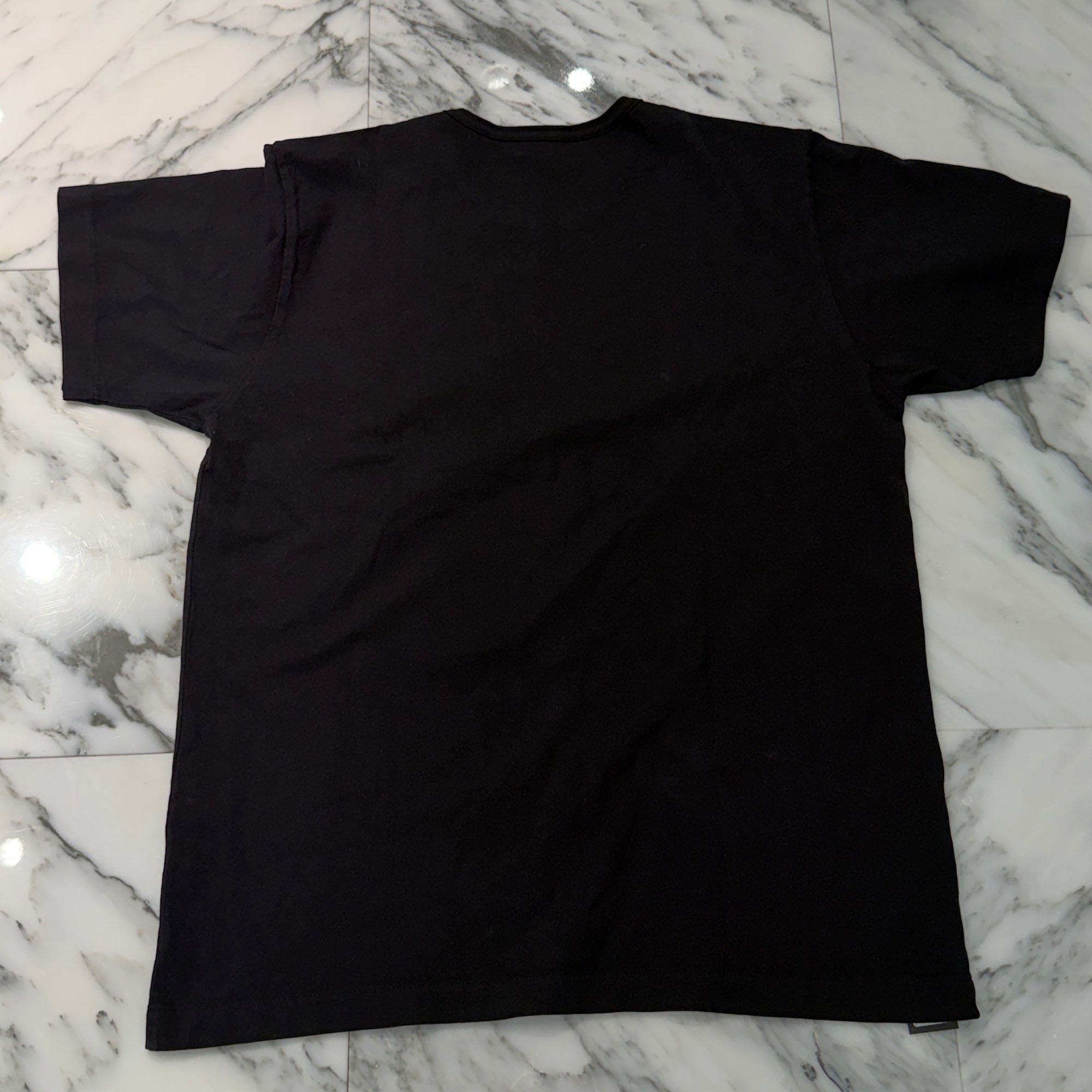 CHROME HEARTS Y NOT Vertical Logo Cross Embroidery Tee Size L クロムハーツ ワイノット バーティカルロゴ クロス刺繍 Tシャツ サイズL