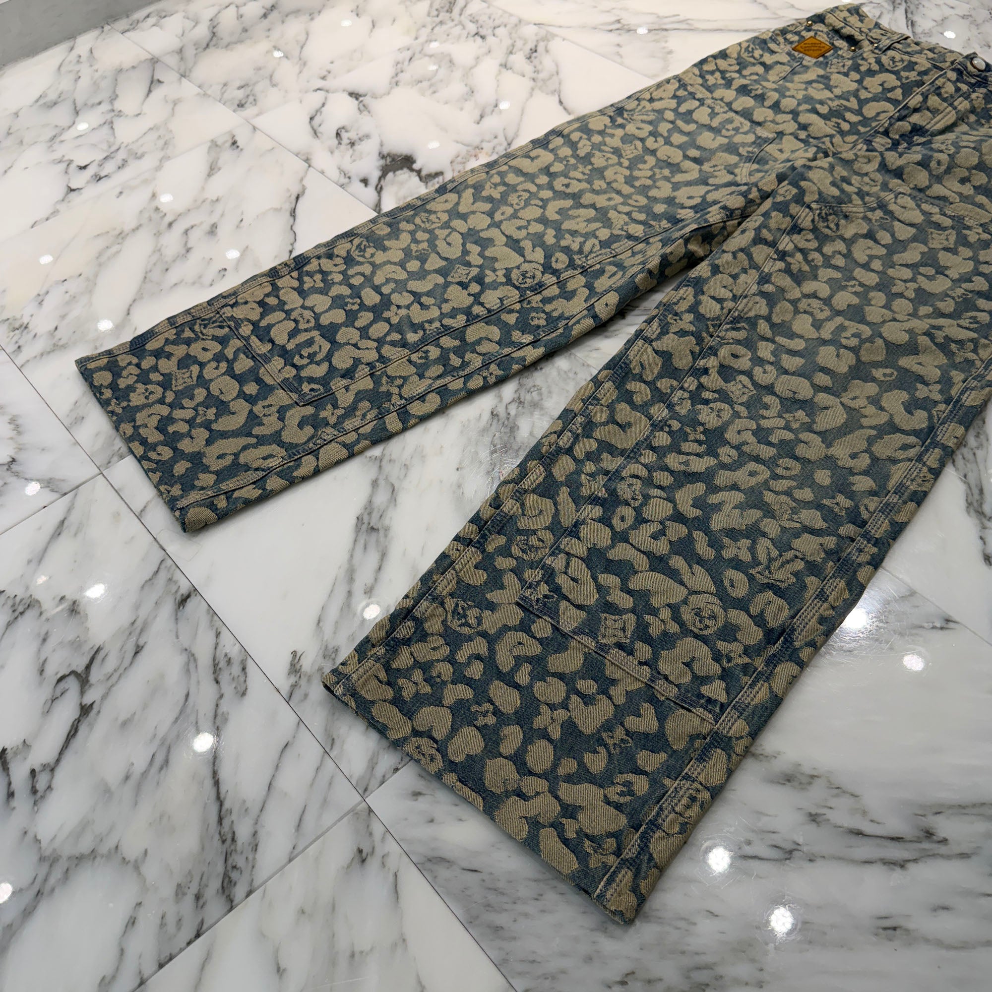 LOUIS VUITTON 2025AW Jacquard Workwear Denim Pants 1AILSA Size 29 ルイヴィトン ジャカード ワークウェア デニムパンツ サイズ29