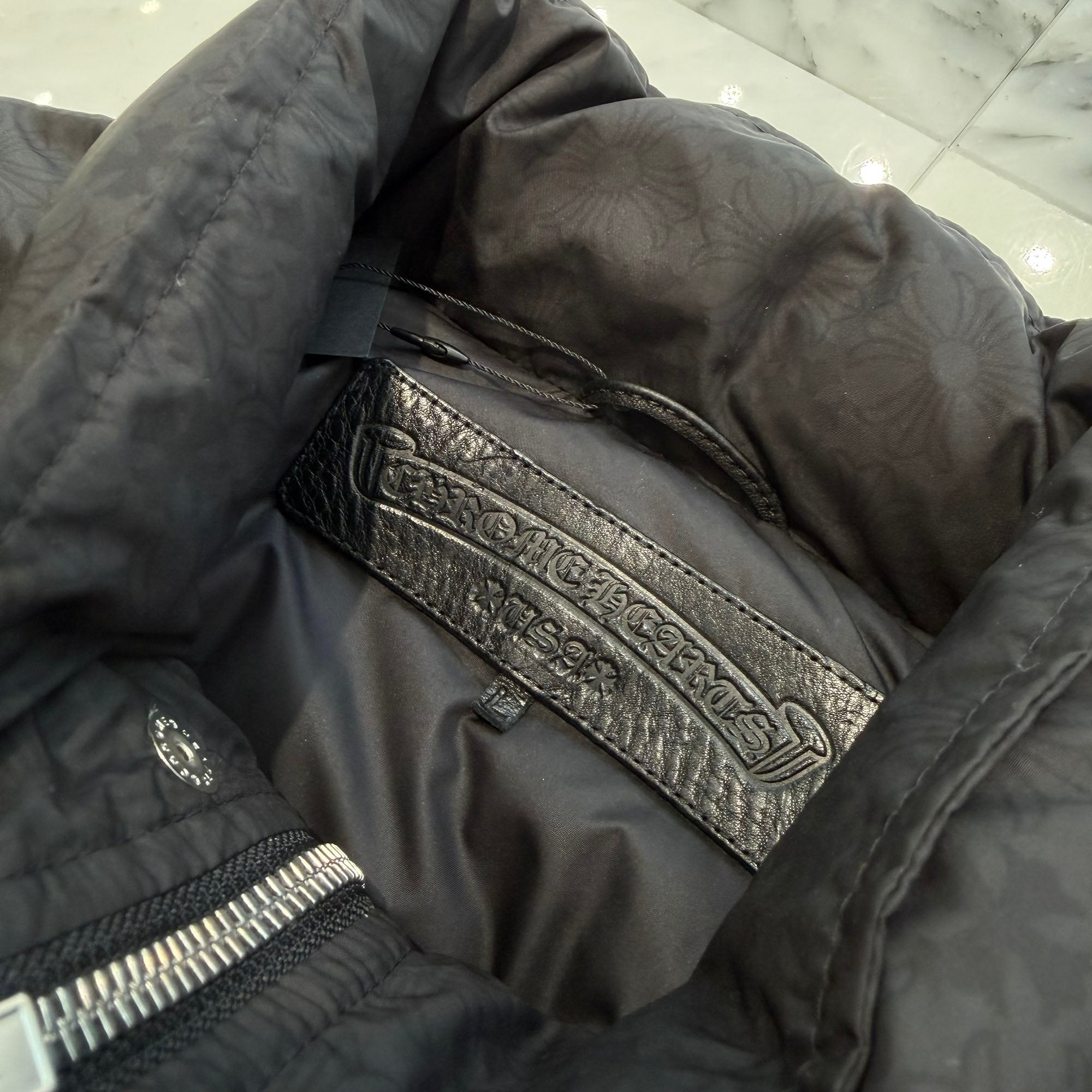 CHROME HEARTS CH Plus Stiff Down Jacket Size L クロムハーツ CHプラス スティッフ ダウンジャケット サイズL