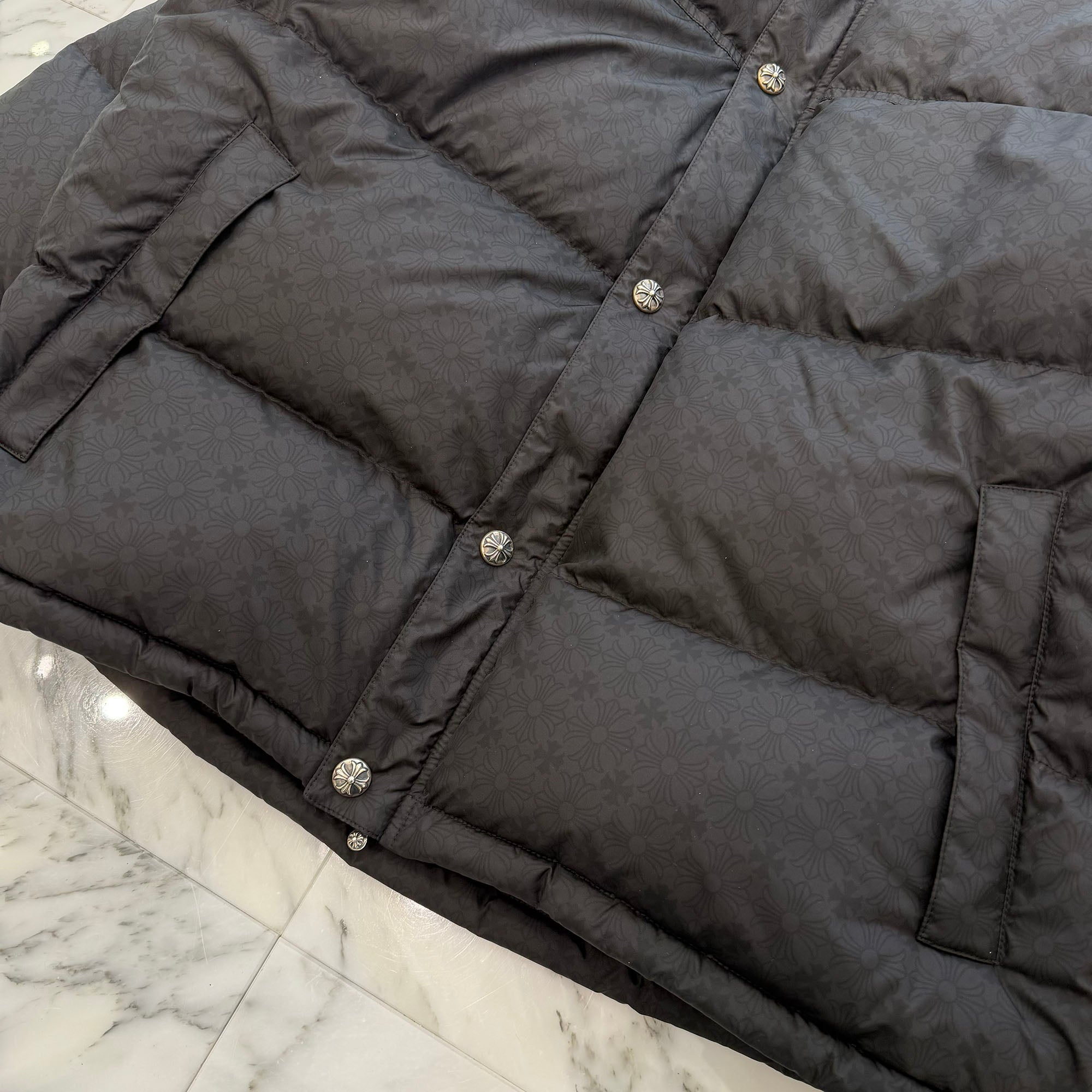 CHROME HEARTS CH Plus Stiff Down Jacket Size L クロムハーツ CHプラス スティッフ ダウンジャケット サイズL