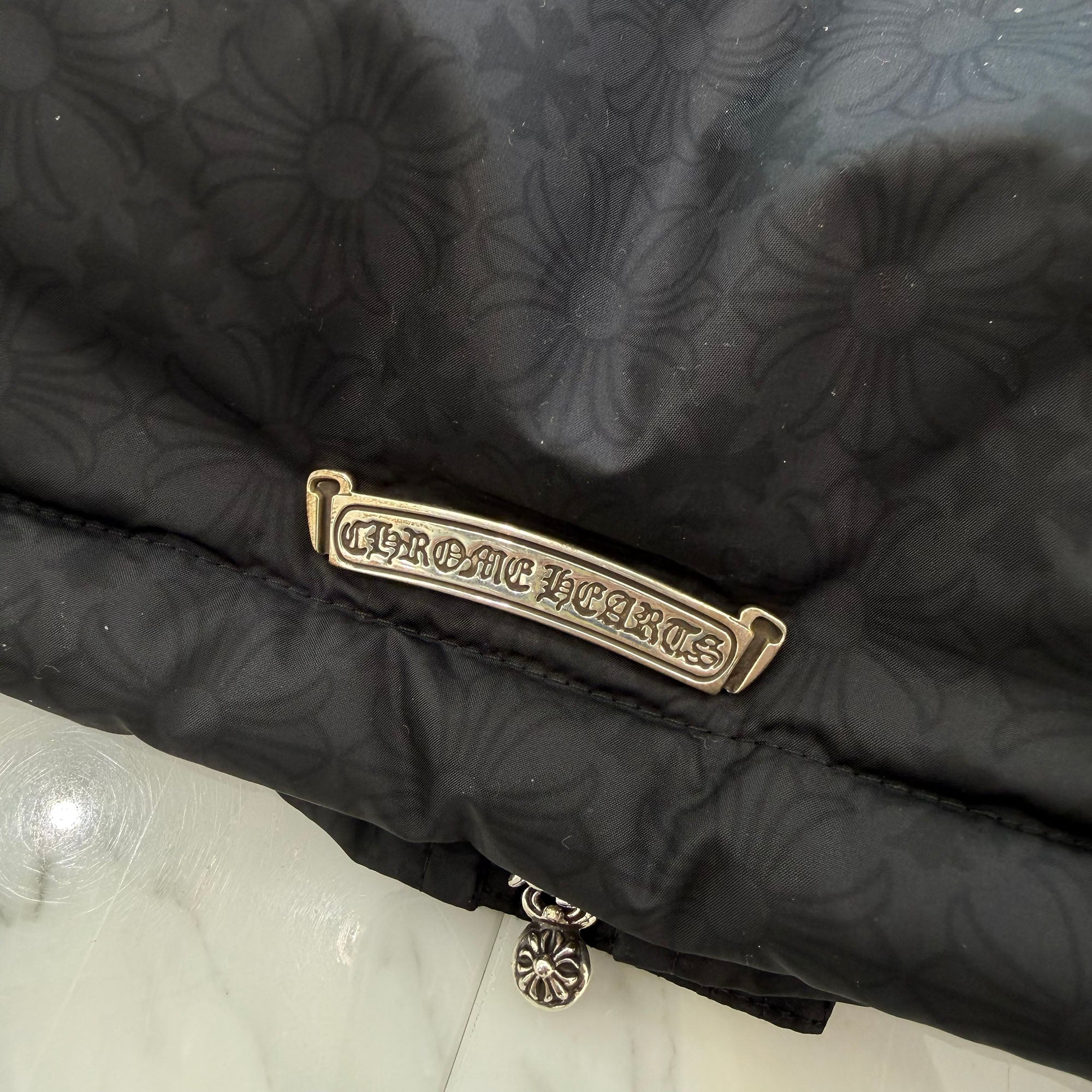 CHROME HEARTS CH Plus Stiff Down Jacket Size L クロムハーツ CHプラス スティッフ ダウンジャケット サイズL