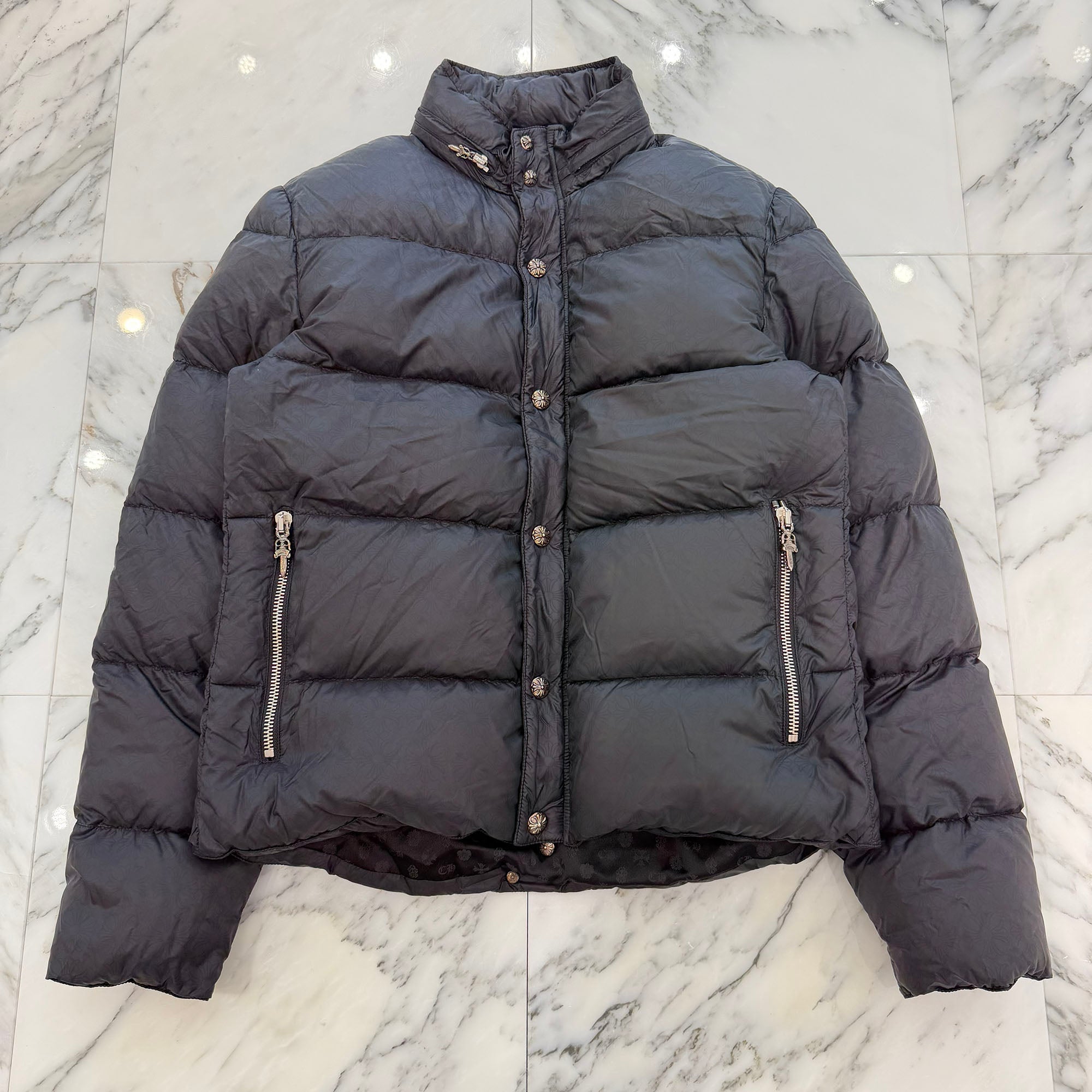 CHROME HEARTS CH Plus Stiff Down Jacket Size L クロムハーツ CHプラス スティッフ ダウンジャケット サイズL