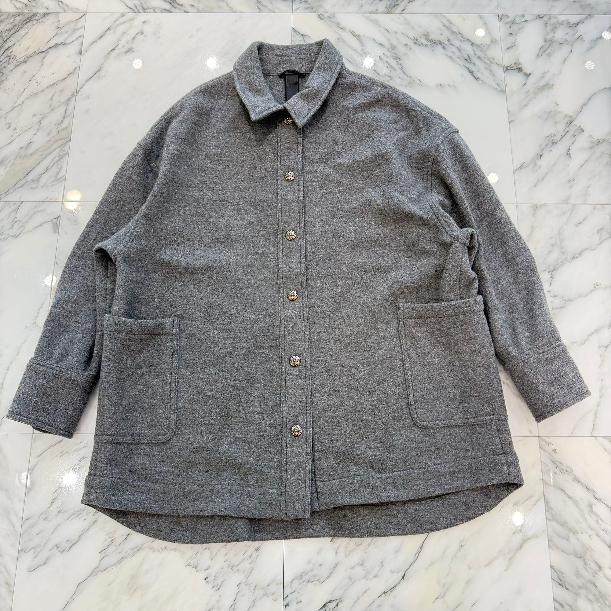 CHROME HEARTS Y NOT Cross Ball Wool Jacket Size L クロムハーツ ワイノット クロスボール ウールジャケット サイズL