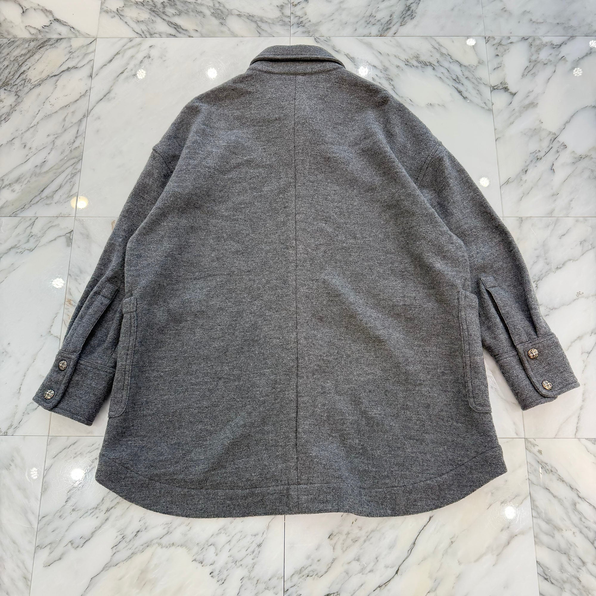 CHROME HEARTS Y NOT Cross Ball Wool Jacket Size L クロムハーツ ワイノット クロスボール ウールジャケット サイズL