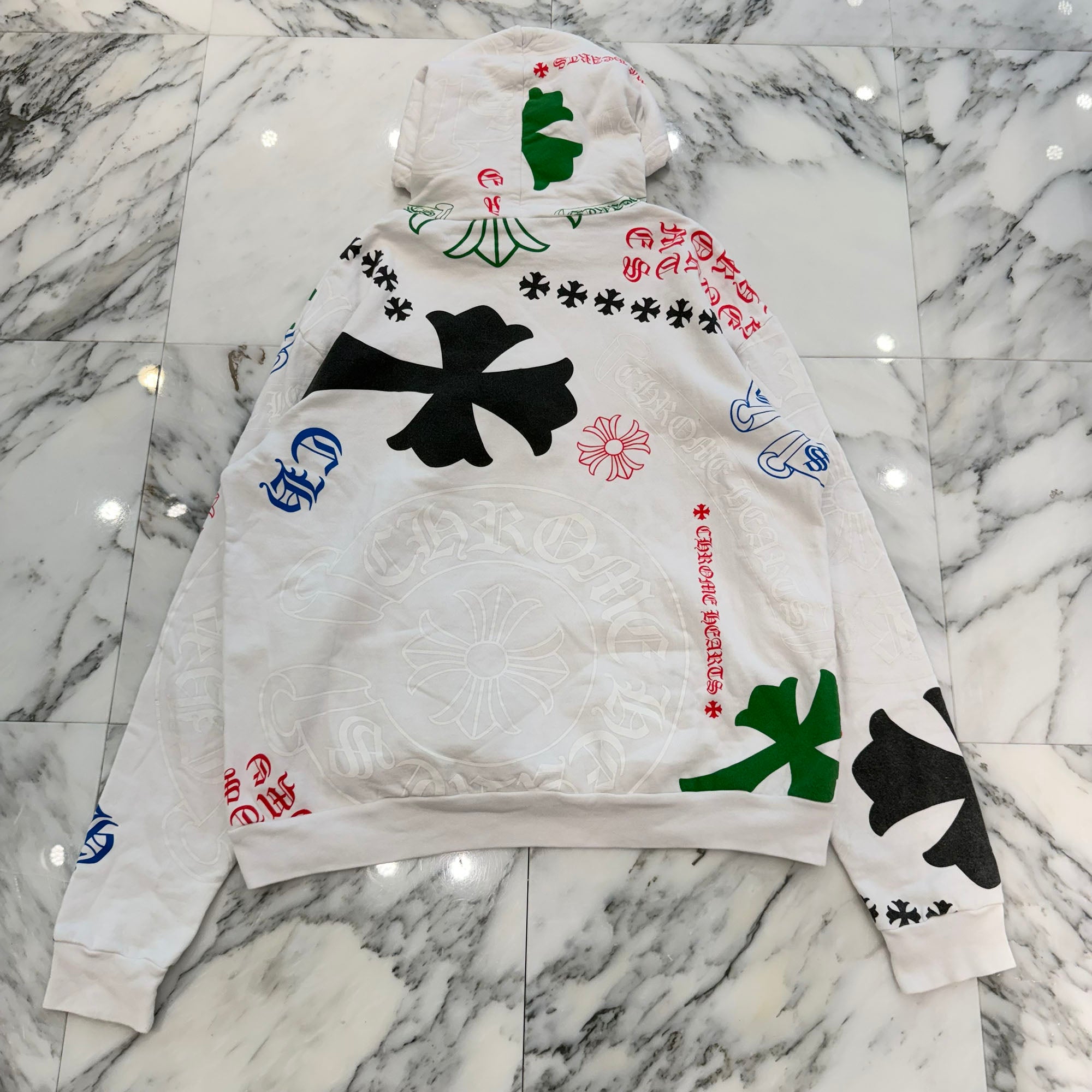 CHROME HEARTS Stencil Pullover Hoodie Size M クロムハーツ ステンシル プルオーバーフーディ サイズM