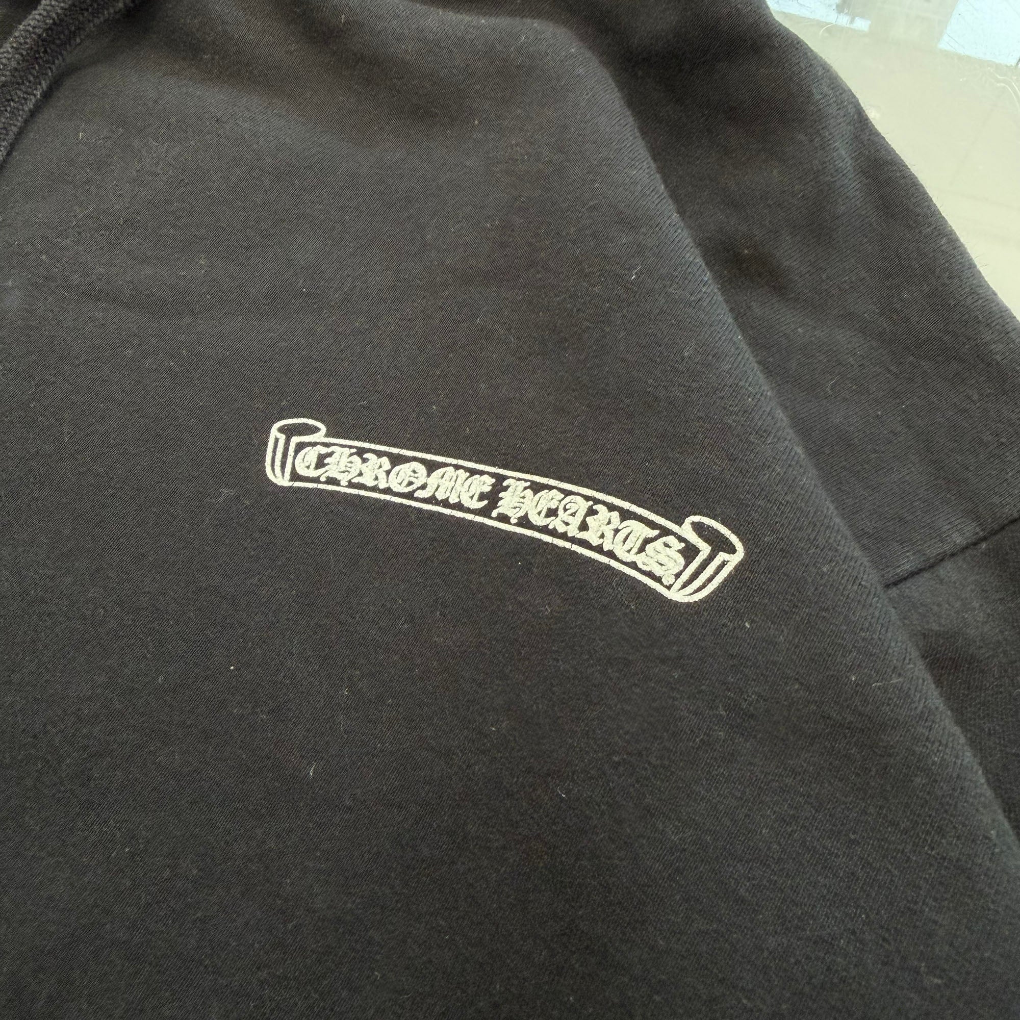 CHROME HEARTS Back Scroll Label Logo Pullover Hoodie Size M クロムハーツ バックスクロールラベルロゴ プルオーバーフーディ サイズM
