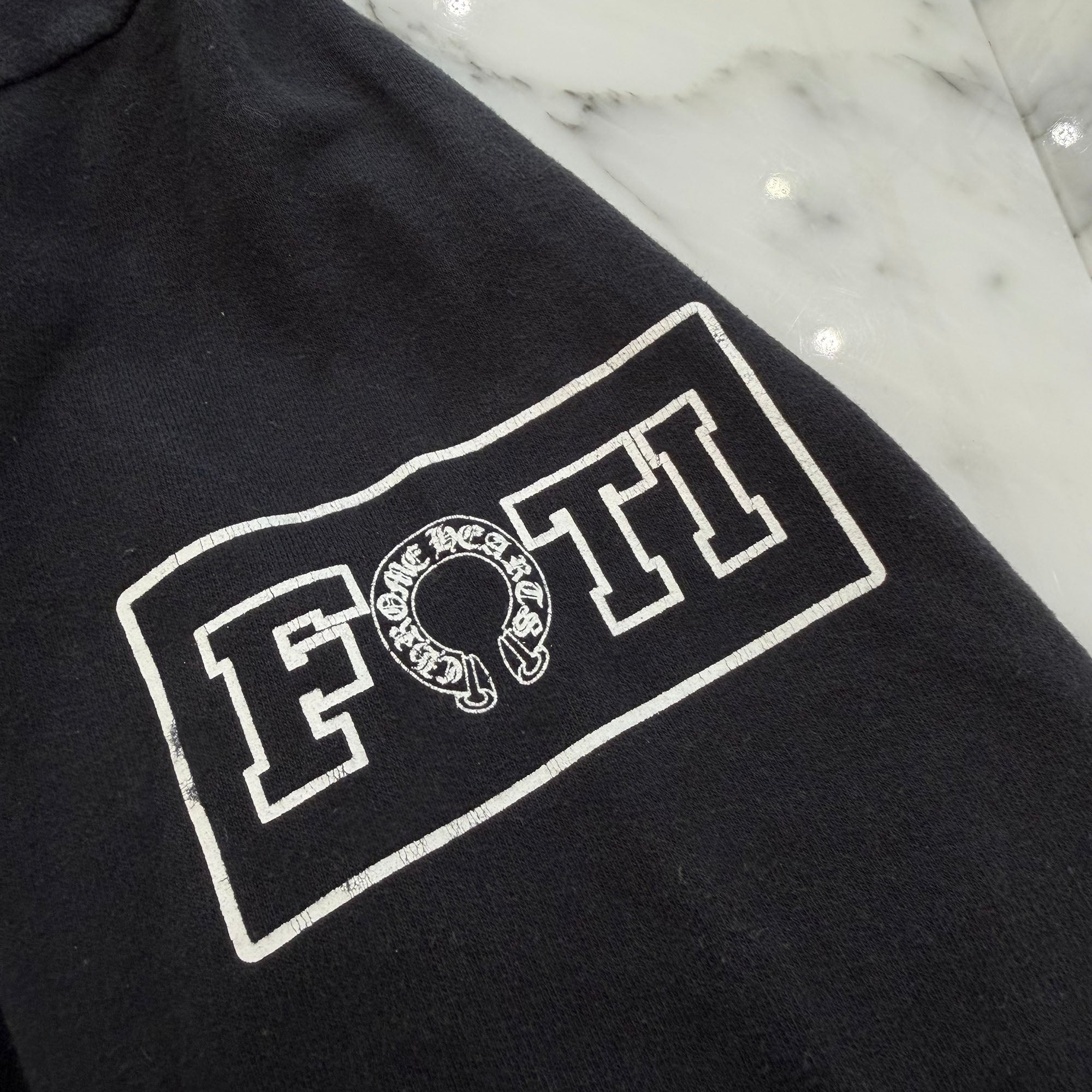 CHROME HEARTS 2022AW FOTI Online Limited Horseshoe Pullover Hoodie Size M クロムハーツ フォティ オンライン限定 ホースシュー プルオーバーフーディ サイズM