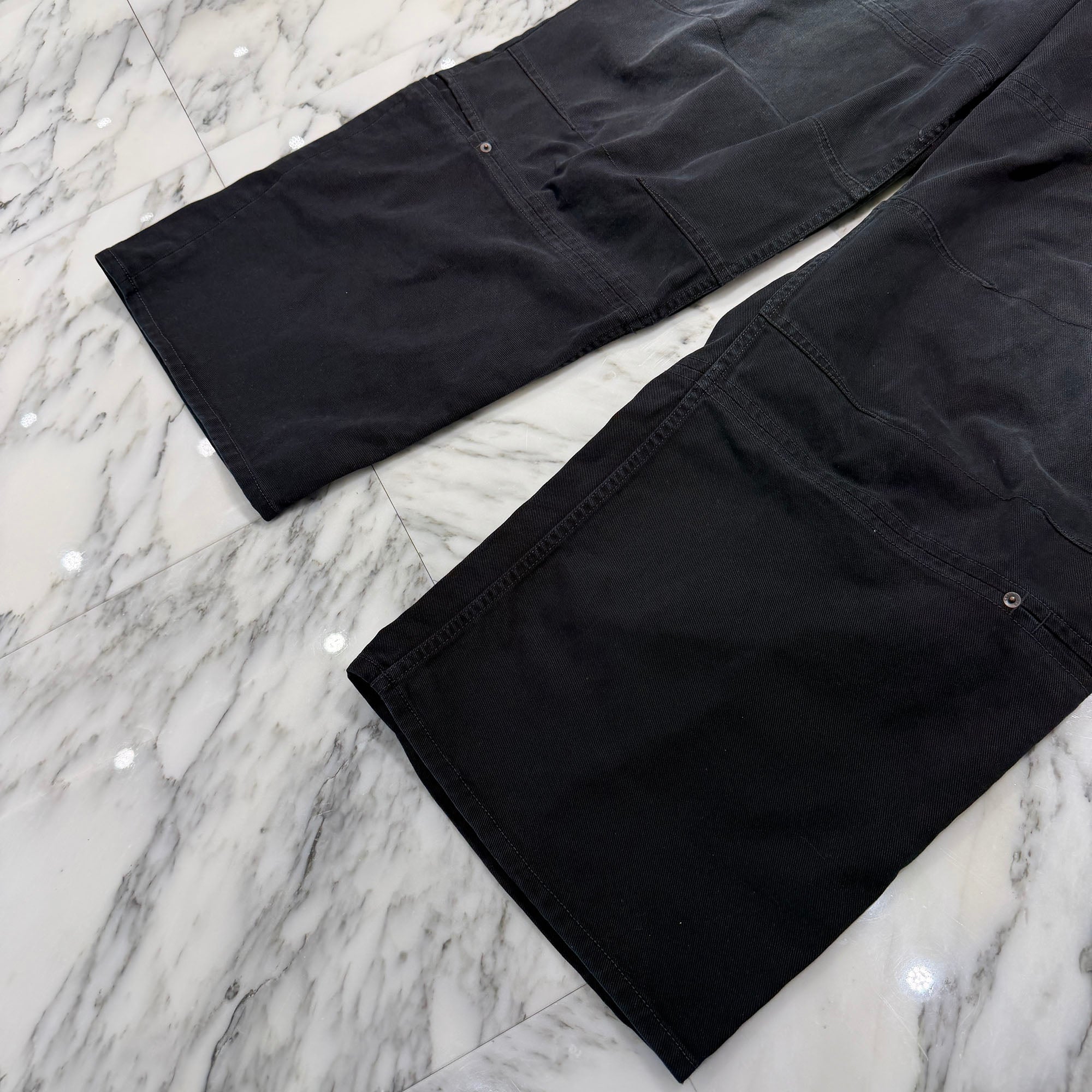 BALENCIAGA 2023AW Soft Left Hand Wide Cargo Denim Pants 767971 TNW11 Size M バレンシアガ ソフトレフトハンド ワイドカーゴデニムパンツ サイズM