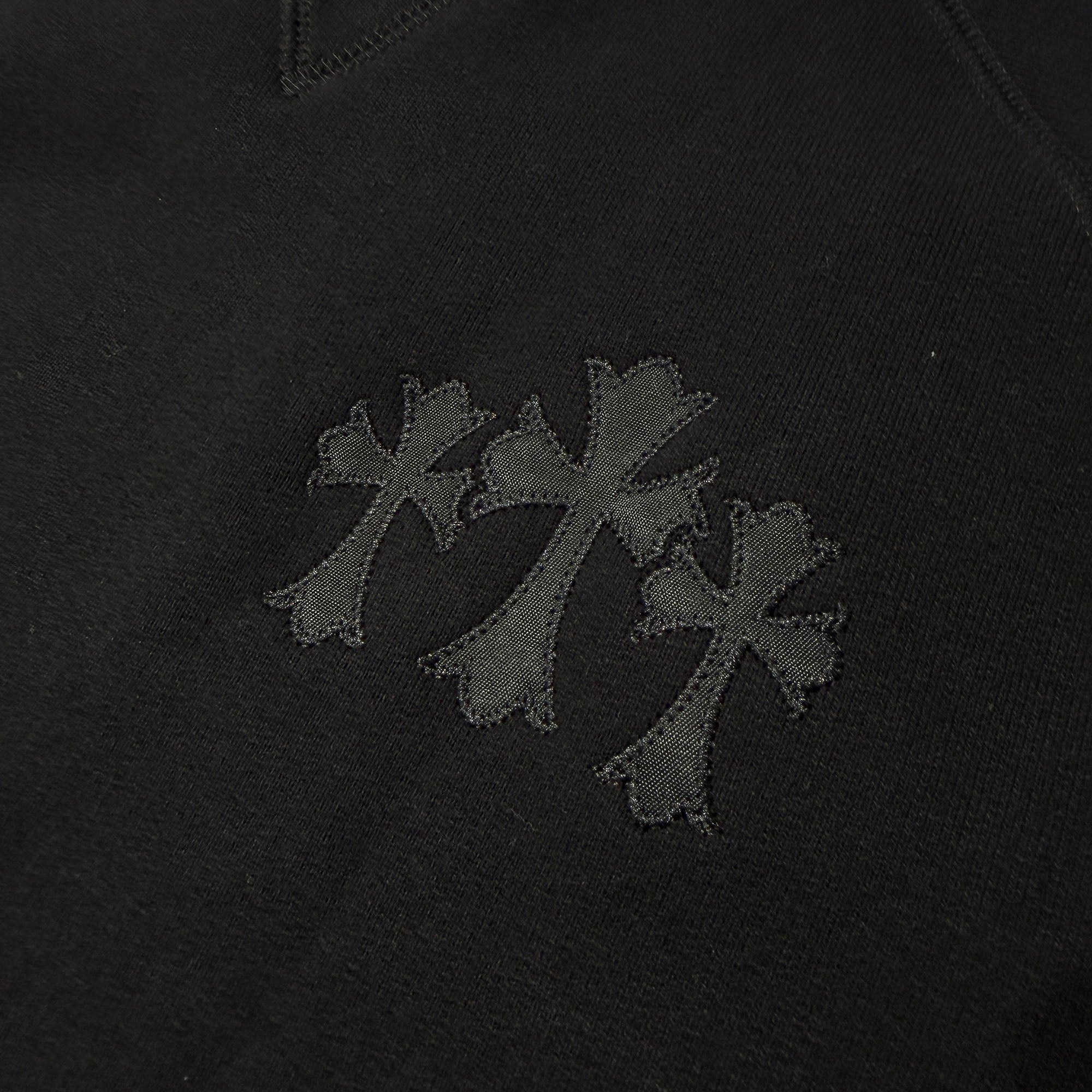 CHROME HEARTS 2025SS Y NOT Cemetery Cross Applique Embroidery Sweatshirt Size L クロムハーツ ワイノット セメタリークロス アップリケ刺繡 スウェットシャツ サイズL